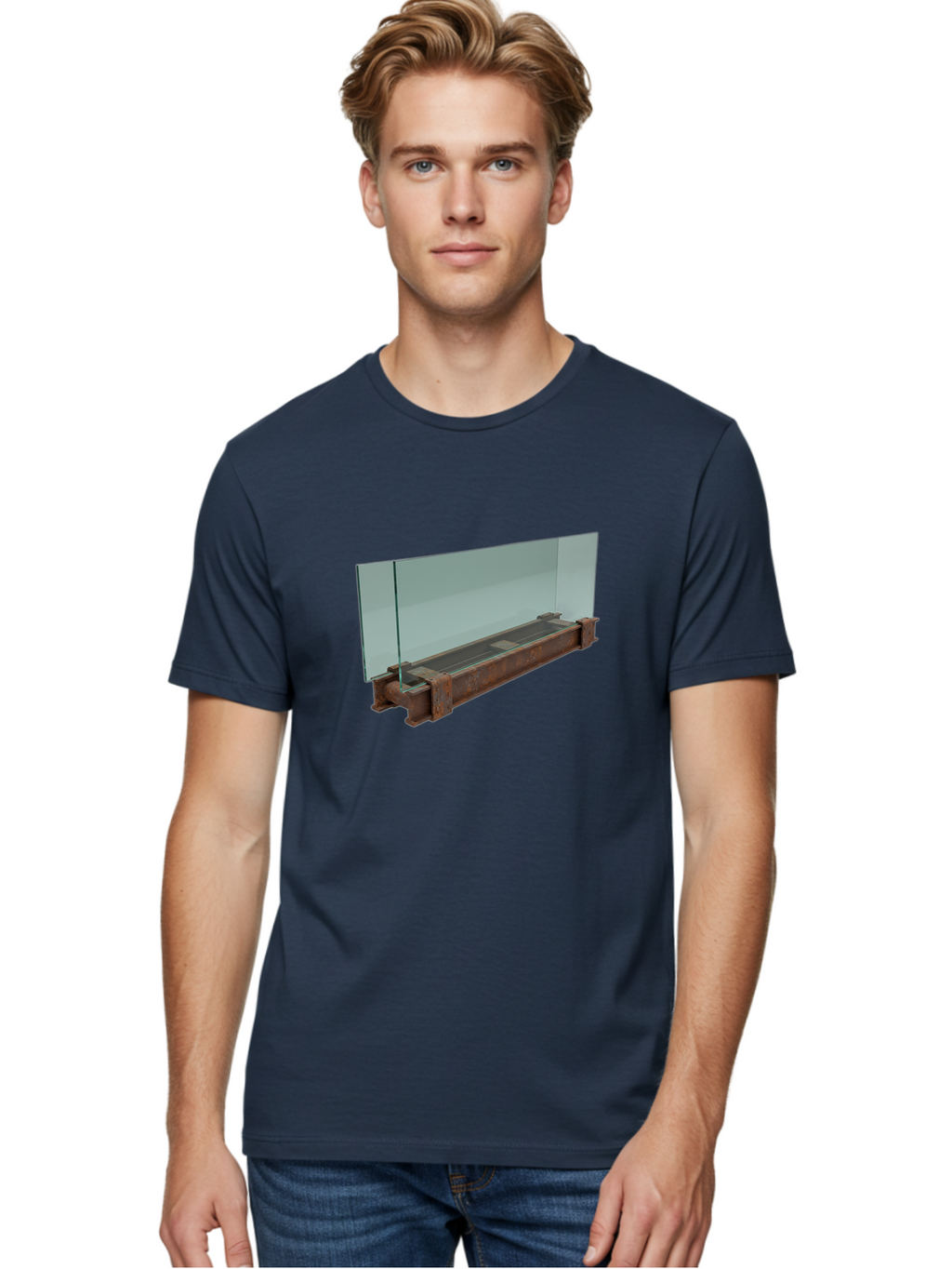 Glass-Panels-On-Metal-Base Men'S Graphic Tee, 100% Cotton, Comfortable Casual Summer Wear, Machine Washable, Vintage Camera, Old Camera, Antique Camera, Black Camera, Classic Photography, Photography Equipment, Nostalgic Device, Film Camera, Bag531