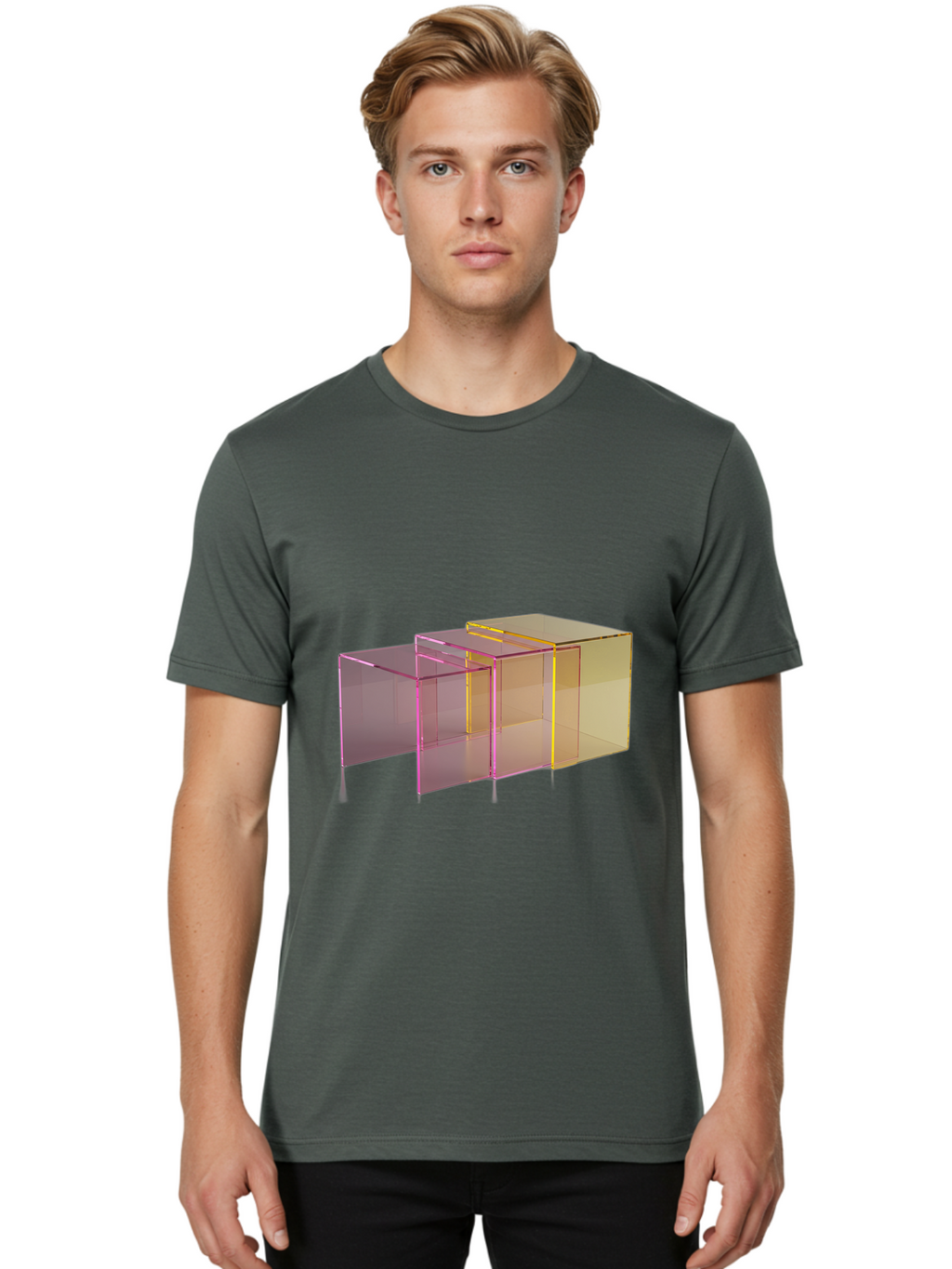 Glass-Tables Men'S Graphic Tee, 100% Cotton, Comfortable Casual Summer Wear, Machine Washable, Vintage Camera, Old Camera, Antique Camera, Black Camera, Classic Photography, Photography Equipment, Nostalgic Device, Film Camera, Camera Art Bag532