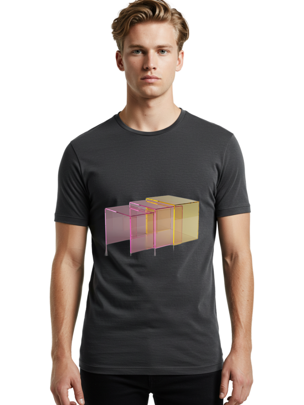 Glass-Tables Men'S Graphic Tee, 100% Cotton, Comfortable Casual Summer Wear, Machine Washable, Vintage Camera, Old Camera, Antique Camera, Black Camera, Classic Photography, Photography Equipment, Nostalgic Device, Film Camera, Camera Art Bag532