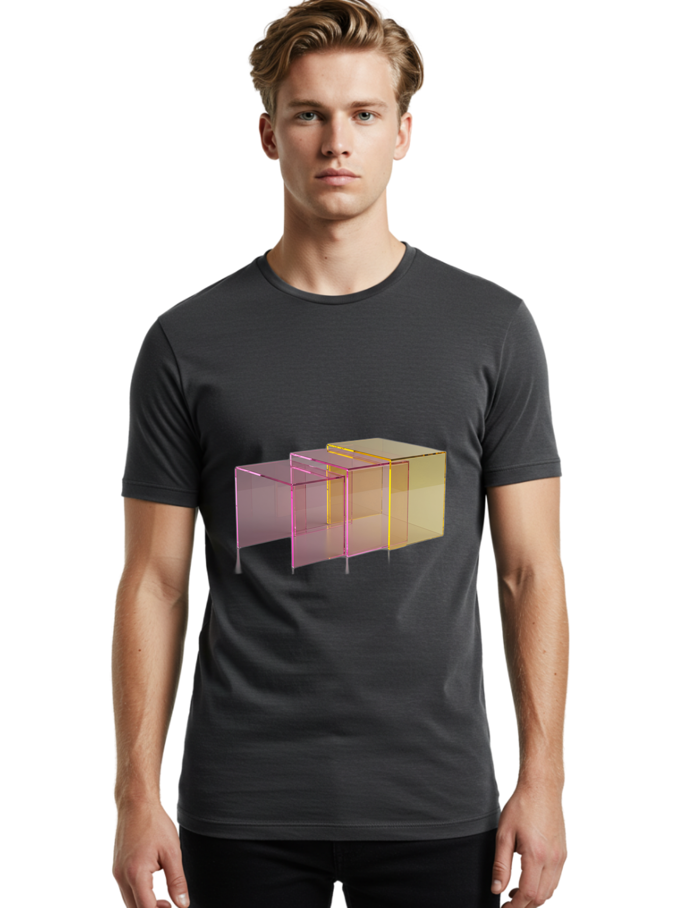 Glass-Tables Men'S Graphic Tee, 100% Cotton, Comfortable Casual Summer Wear, Machine Washable, Vintage Camera, Old Camera, Antique Camera, Black Camera, Classic Photography, Photography Equipment, Nostalgic Device, Film Camera, Camera Art Bag532