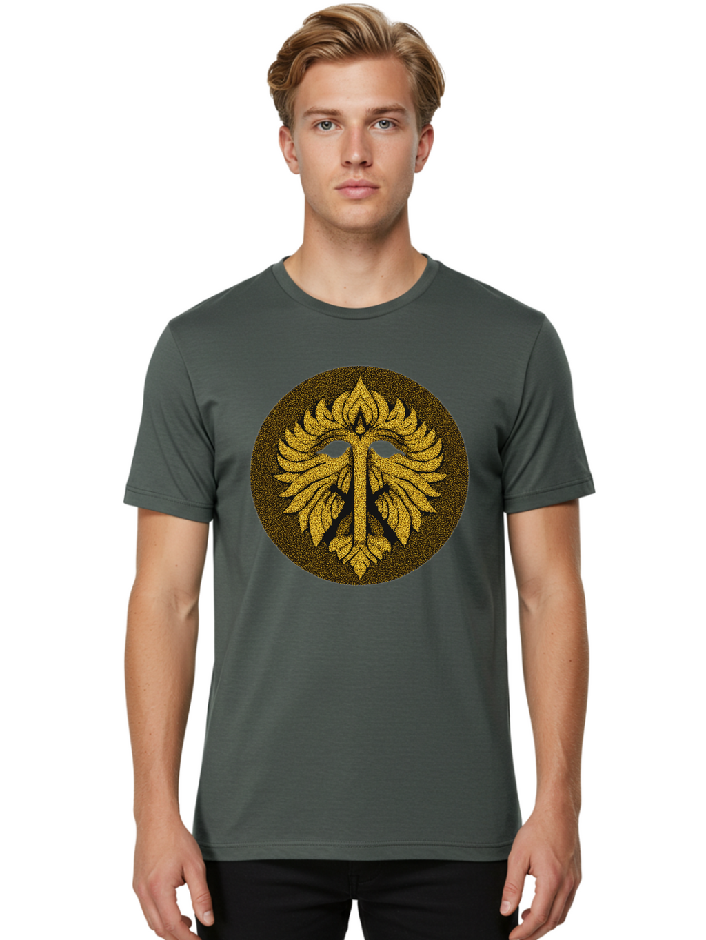 Gold-Leaf-Mask Men'S Graphic Tee, 100% Cotton, Comfortable Casual Summer Wear, Machine Washable, Vintage Camera, Old Camera, Antique Camera, Black Camera, Classic Photography, Photography Equipment, Nostalgic Device, Film Camera, Camera Art Bag540