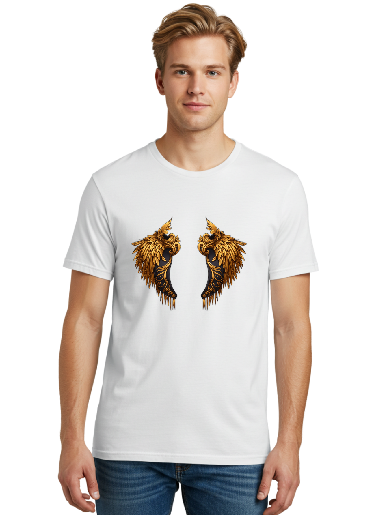 Gold-Wings Men'S Graphic Tee, 100% Cotton, Comfortable Casual Summer Wear, Machine Washable, Vintage Camera, Old Camera, Antique Camera, Black Camera, Classic Photography, Photography Equipment, Nostalgic Device, Film Camera, Camera Art Bag544