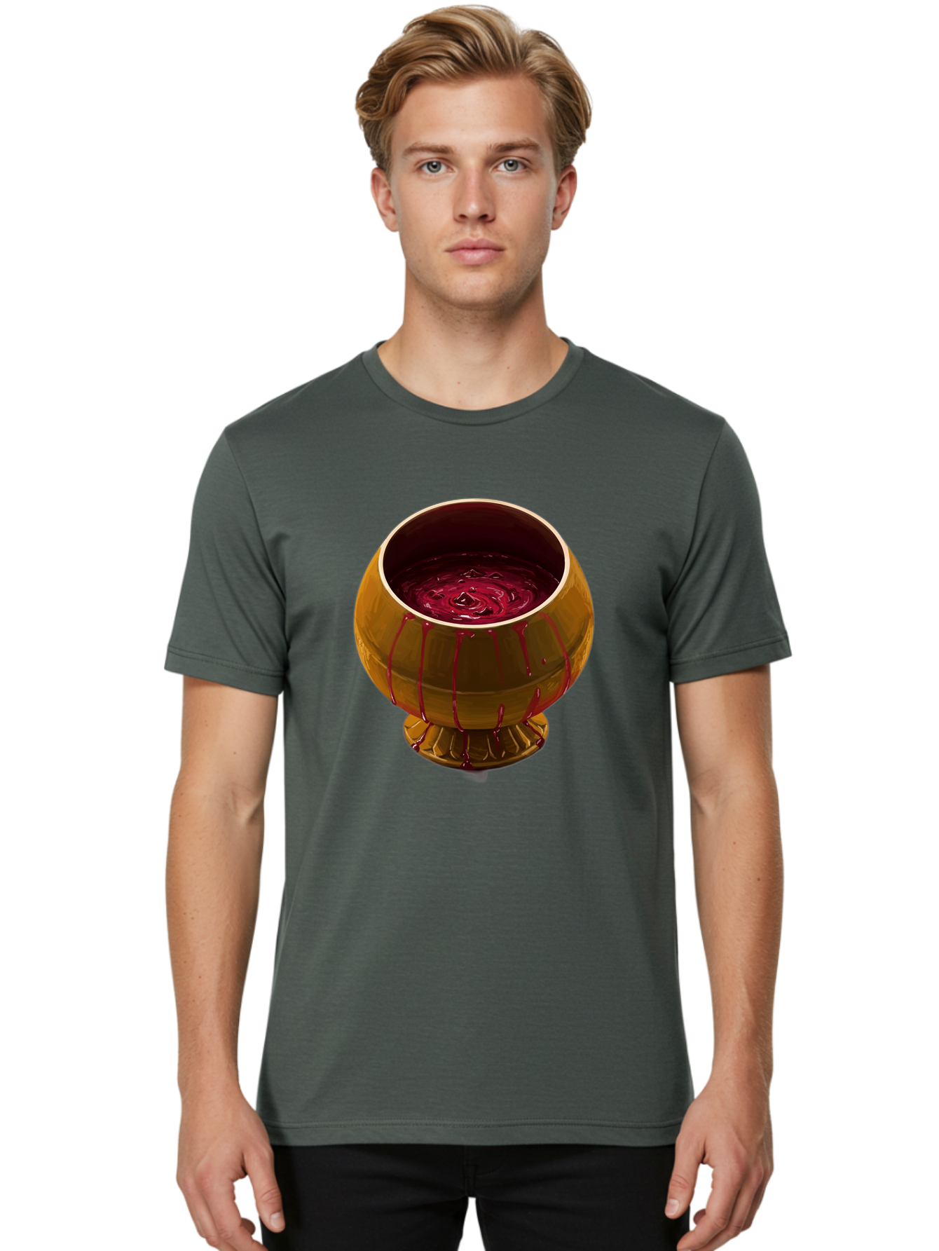Golden-Chalice Men'S Graphic Tee, 100% Cotton, Comfortable Casual Summer Wear, Machine Washable, Vintage Camera, Old Camera, Antique Camera, Black Camera, Classic Photography, Photography Equipment, Nostalgic Device, Film Camera, Camera Art Bag548