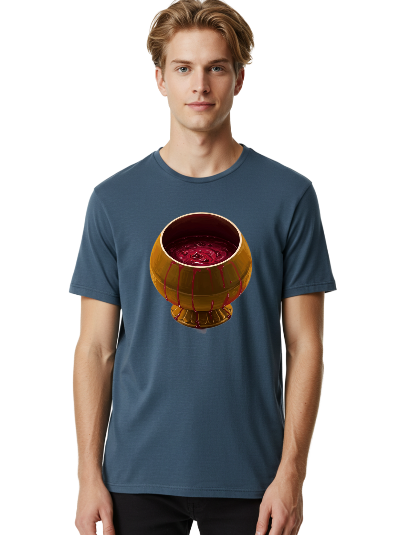 Golden-Chalice Men'S Graphic Tee, 100% Cotton, Comfortable Casual Summer Wear, Machine Washable, Vintage Camera, Old Camera, Antique Camera, Black Camera, Classic Photography, Photography Equipment, Nostalgic Device, Film Camera, Camera Art Bag548