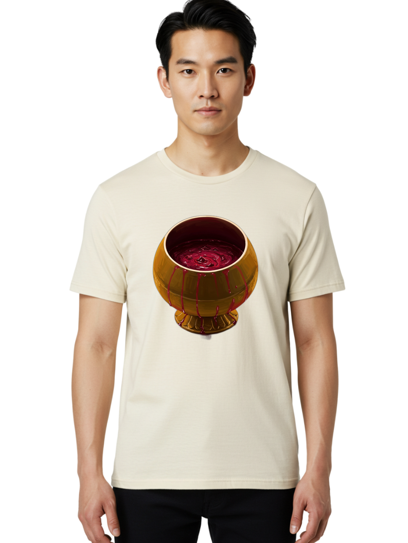 Golden-Chalice Men'S Graphic Tee, 100% Cotton, Comfortable Casual Summer Wear, Machine Washable, Vintage Camera, Old Camera, Antique Camera, Black Camera, Classic Photography, Photography Equipment, Nostalgic Device, Film Camera, Camera Art Bag548