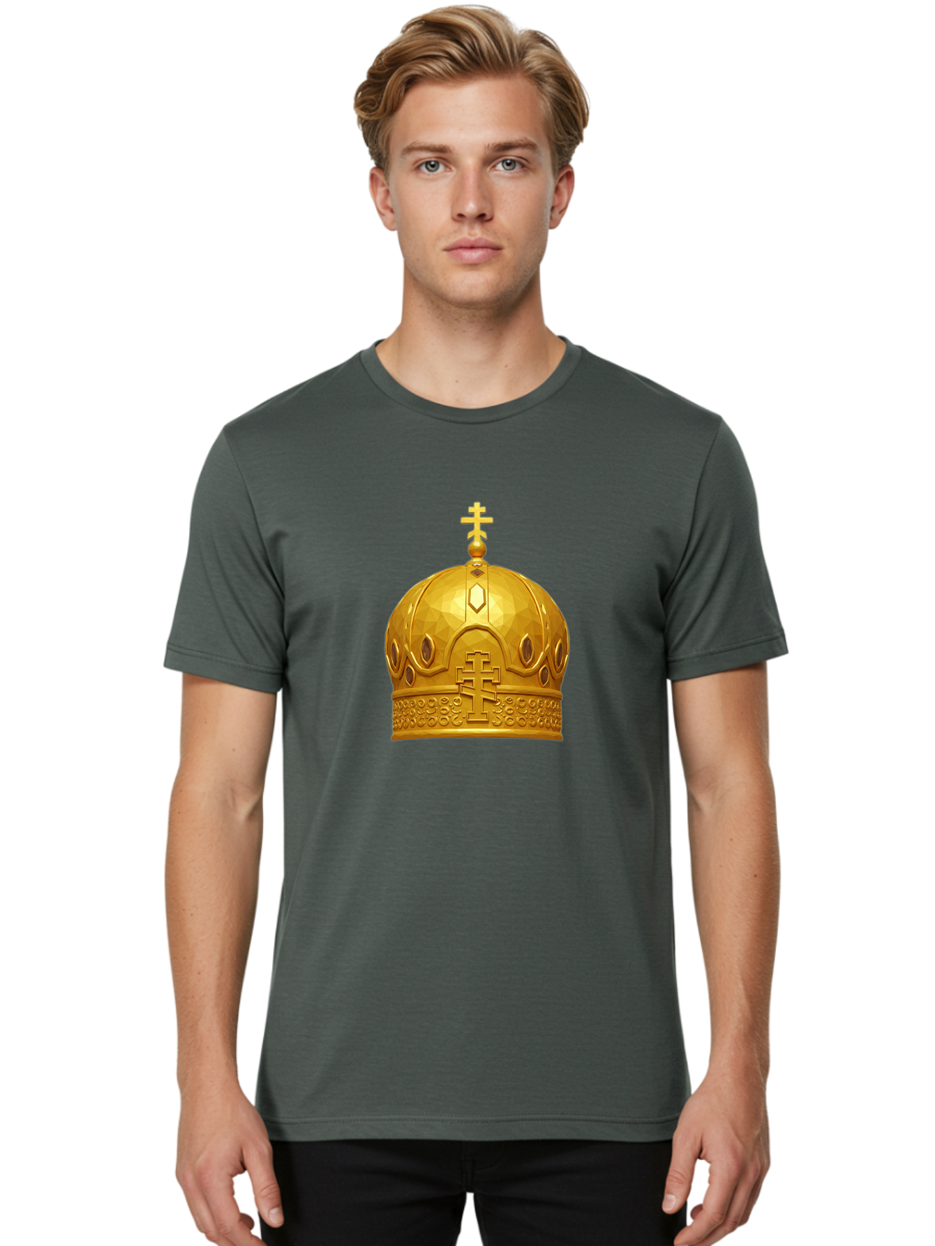 Golden-Crown Men'S Graphic Tee, 100% Cotton, Comfortable Casual Summer Wear, Machine Washable, Vintage Camera, Old Camera, Antique Camera, Black Camera, Classic Photography, Photography Equipment, Nostalgic Device, Film Camera, Camera Art Bag550