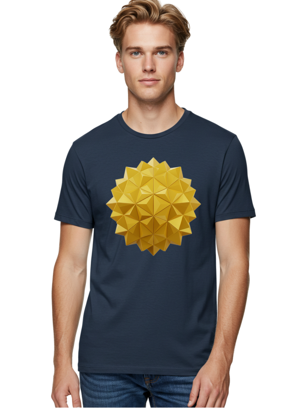 Golden-Polyhedron-Orb Men'S Graphic Tee, 100% Cotton, Comfortable Casual Summer Wear, Machine Washable, Vintage Camera, Old Camera, Antique Camera, Black Camera, Classic Photography, Photography Equipment, Nostalgic Device, Film Camera, Bag553