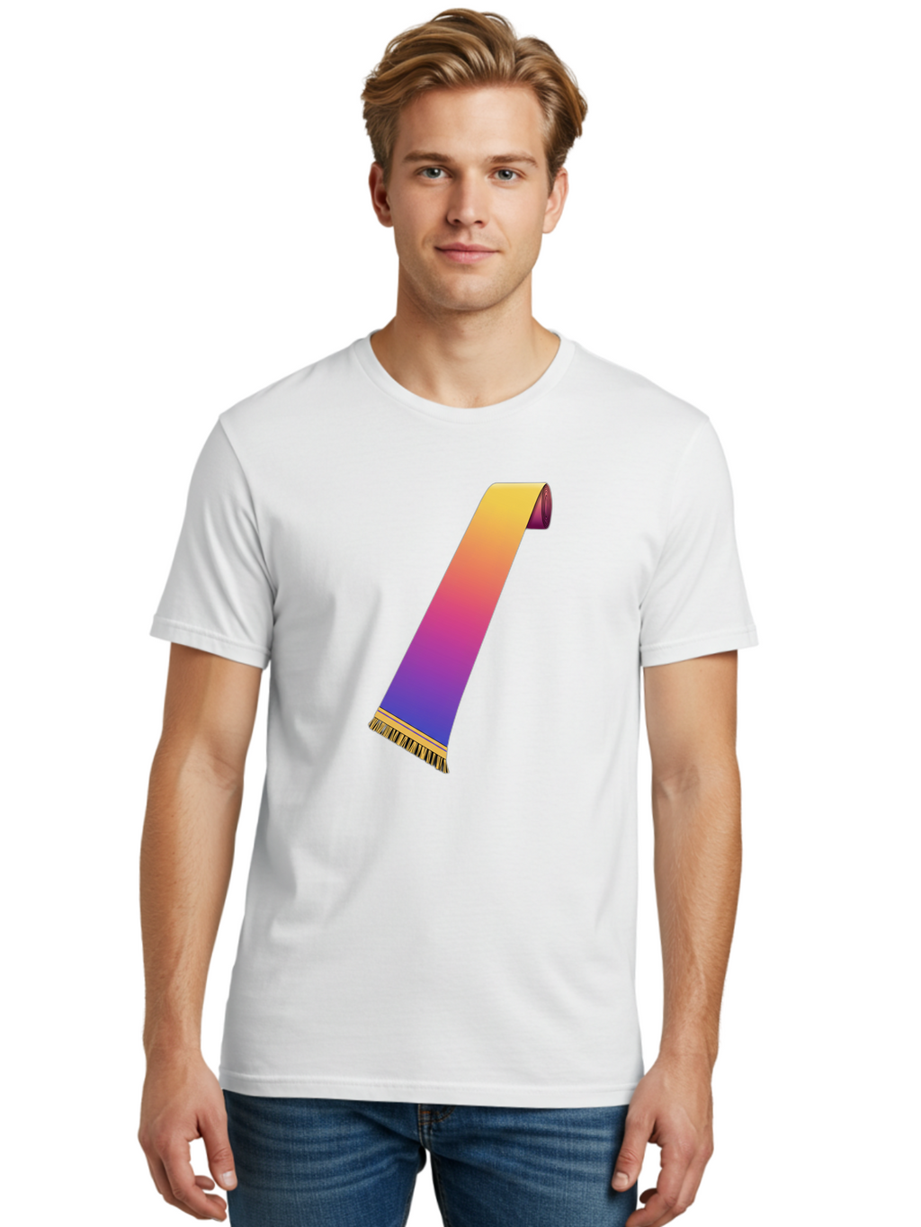 Gradient-Scarf Men'S Graphic Tee, 100% Cotton, Comfortable Casual Summer Wear, Machine Washable, Vintage Camera, Old Camera, Antique Camera, Black Camera, Classic Photography, Photography Equipment, Nostalgic Device, Film Camera, Camera Art Bag561