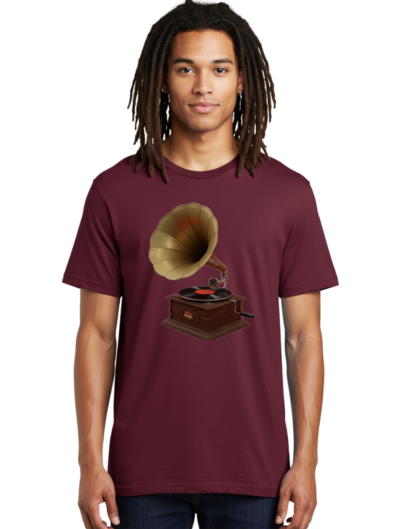 Gramophone Men'S Graphic Tee, 100% Cotton, Comfortable Casual Summer Wear, Machine Washable, Vintage Camera, Old Camera, Antique Camera, Black Camera, Classic Photography, Photography Equipment, Nostalgic Device, Film Camera, Camera Art Bag563