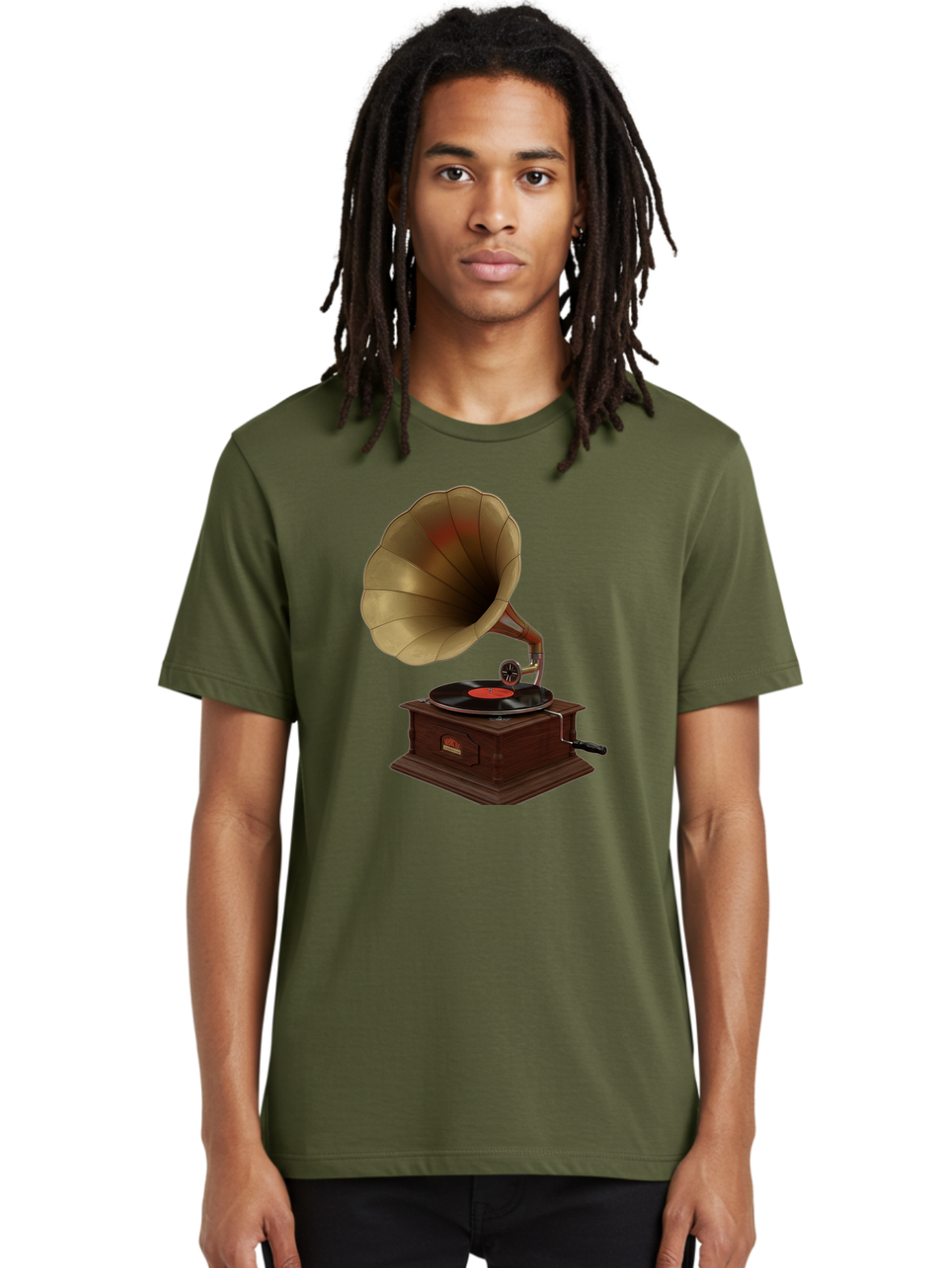 Gramophone Men'S Graphic Tee, 100% Cotton, Comfortable Casual Summer Wear, Machine Washable, Vintage Camera, Old Camera, Antique Camera, Black Camera, Classic Photography, Photography Equipment, Nostalgic Device, Film Camera, Camera Art Bag563
