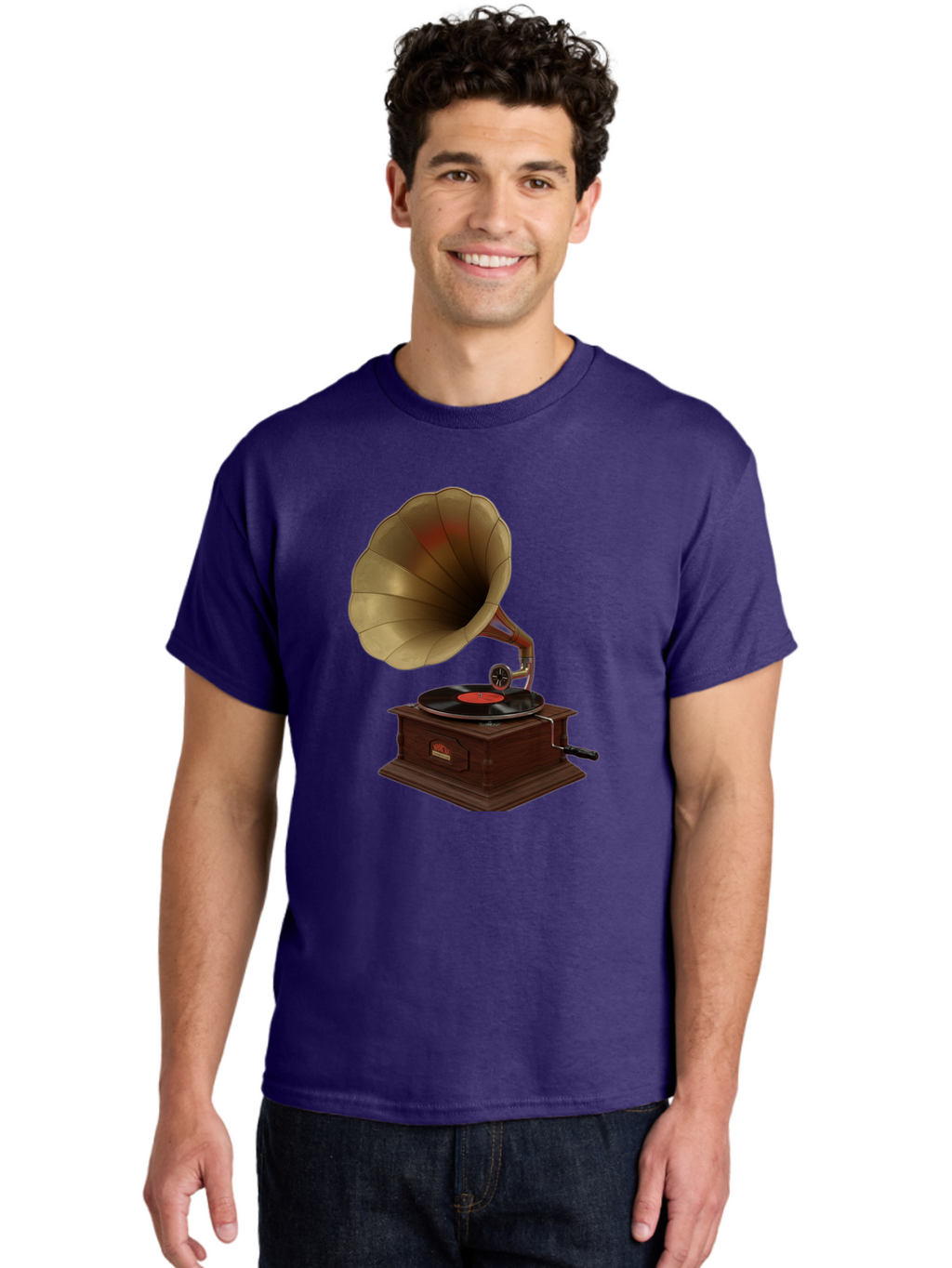 Gramophone Men'S Graphic Tee, 100% Cotton, Comfortable Casual Summer Wear, Machine Washable, Vintage Camera, Old Camera, Antique Camera, Black Camera, Classic Photography, Photography Equipment, Nostalgic Device, Film Camera, Camera Art Bag563