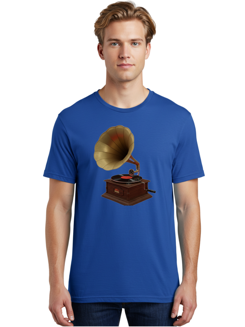 Gramophone Men'S Graphic Tee, 100% Cotton, Comfortable Casual Summer Wear, Machine Washable, Vintage Camera, Old Camera, Antique Camera, Black Camera, Classic Photography, Photography Equipment, Nostalgic Device, Film Camera, Camera Art Bag563