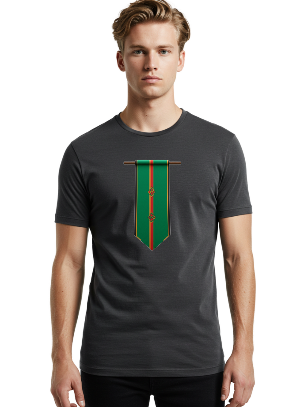 Green-Banner Men'S Graphic Tee, 100% Cotton, Comfortable Casual Summer Wear, Machine Washable, Vintage Camera, Old Camera, Antique Camera, Black Camera, Classic Photography, Photography Equipment, Nostalgic Device, Film Camera, Camera Art Bag567