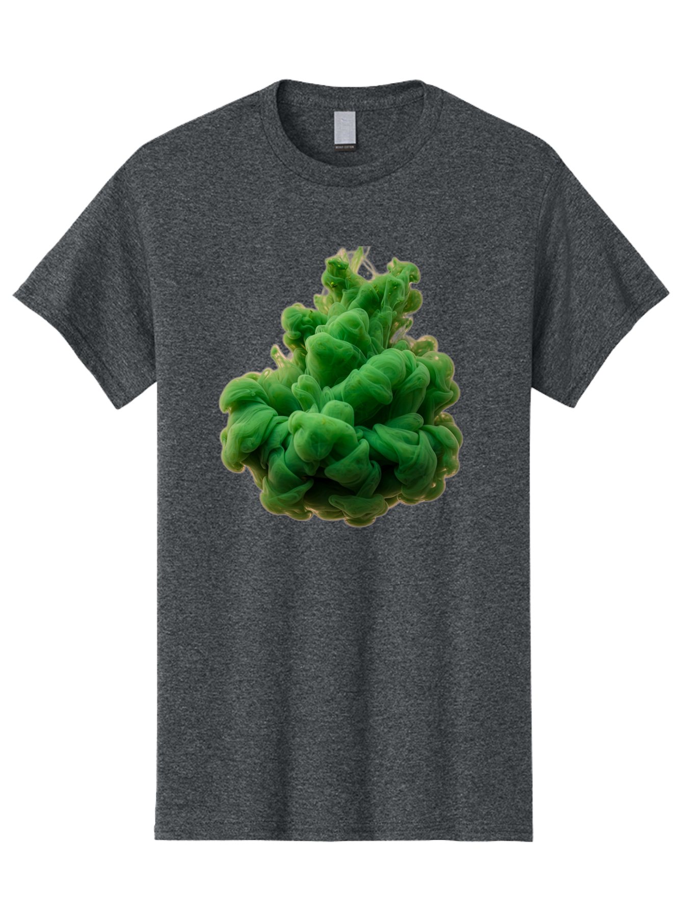 Green-Ink-Splash Men'S Graphic Tee, 100% Cotton, Comfortable Casual Summer Wear, Machine Washable, Vintage Camera, Old Camera, Antique Camera, Black Camera, Classic Photography, Photography Equipment, Nostalgic Device, Film Camera, Camera Art Bag568