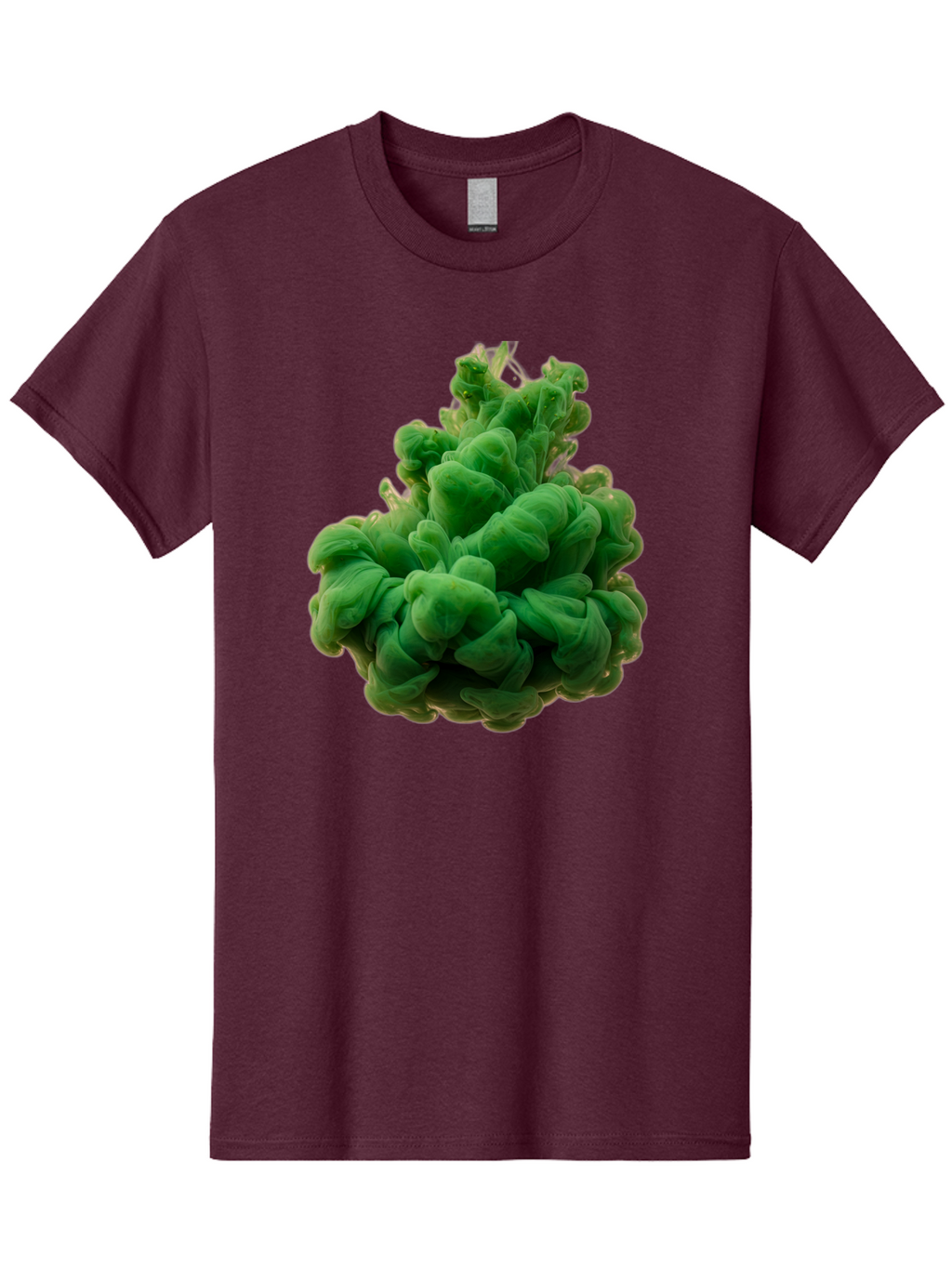 Green-Ink-Splash Men'S Graphic Tee, 100% Cotton, Comfortable Casual Summer Wear, Machine Washable, Vintage Camera, Old Camera, Antique Camera, Black Camera, Classic Photography, Photography Equipment, Nostalgic Device, Film Camera, Camera Art Bag568