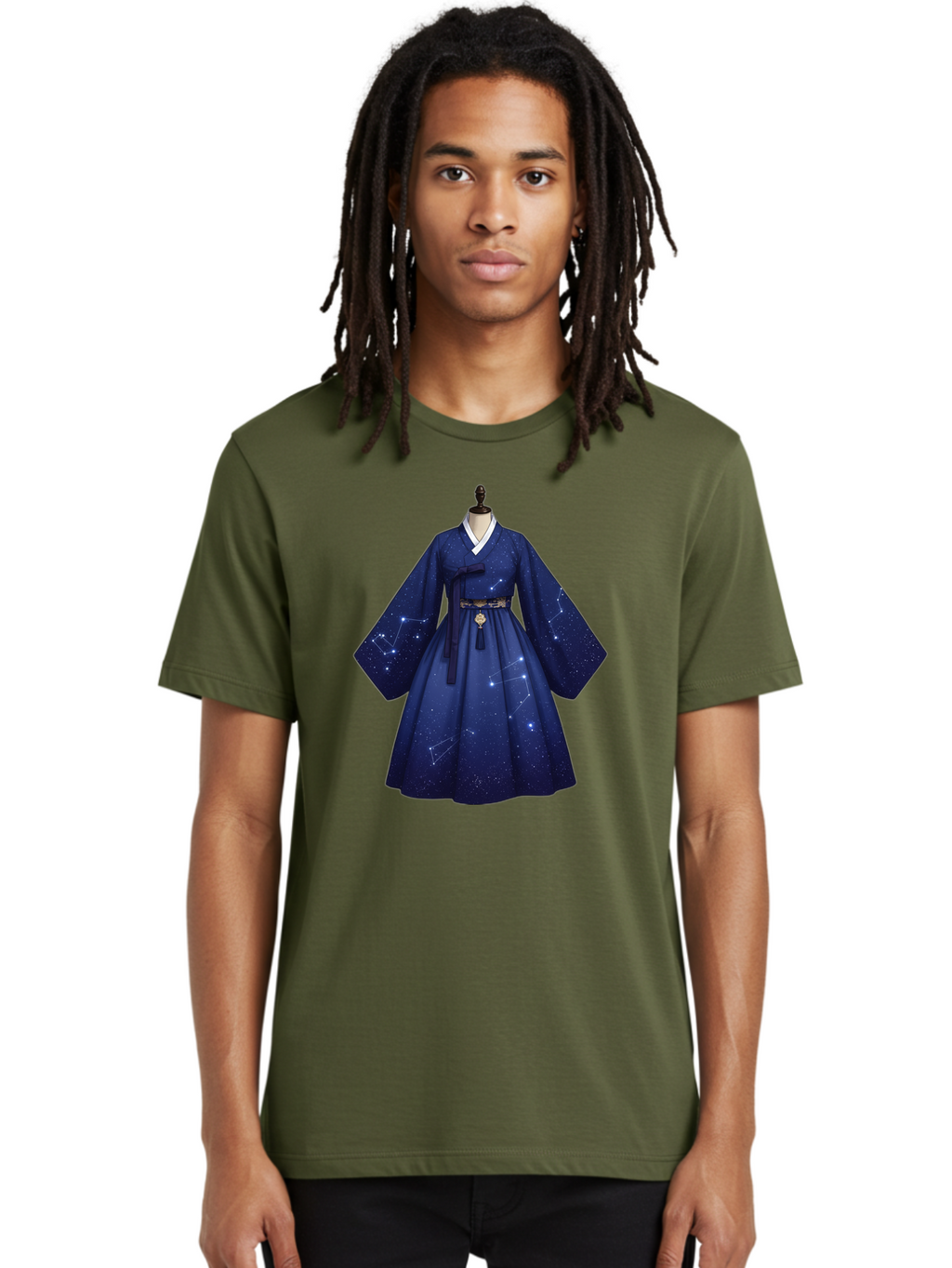 Hanbok-With-Constellation-Design Men'S Graphic Tee, 100% Cotton, Comfortable Casual Summer Wear, Machine Washable, Vintage Camera, Old Camera, Antique Camera, Black Camera, Classic Photography, Photography Equipment, Nostalgic Device, Bag571