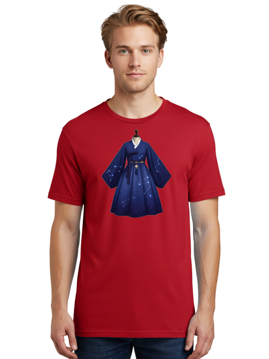 Hanbok-With-Constellation-Design Men'S Graphic Tee, 100% Cotton, Comfortable Casual Summer Wear, Machine Washable, Vintage Camera, Old Camera, Antique Camera, Black Camera, Classic Photography, Photography Equipment, Nostalgic Device, Bag571