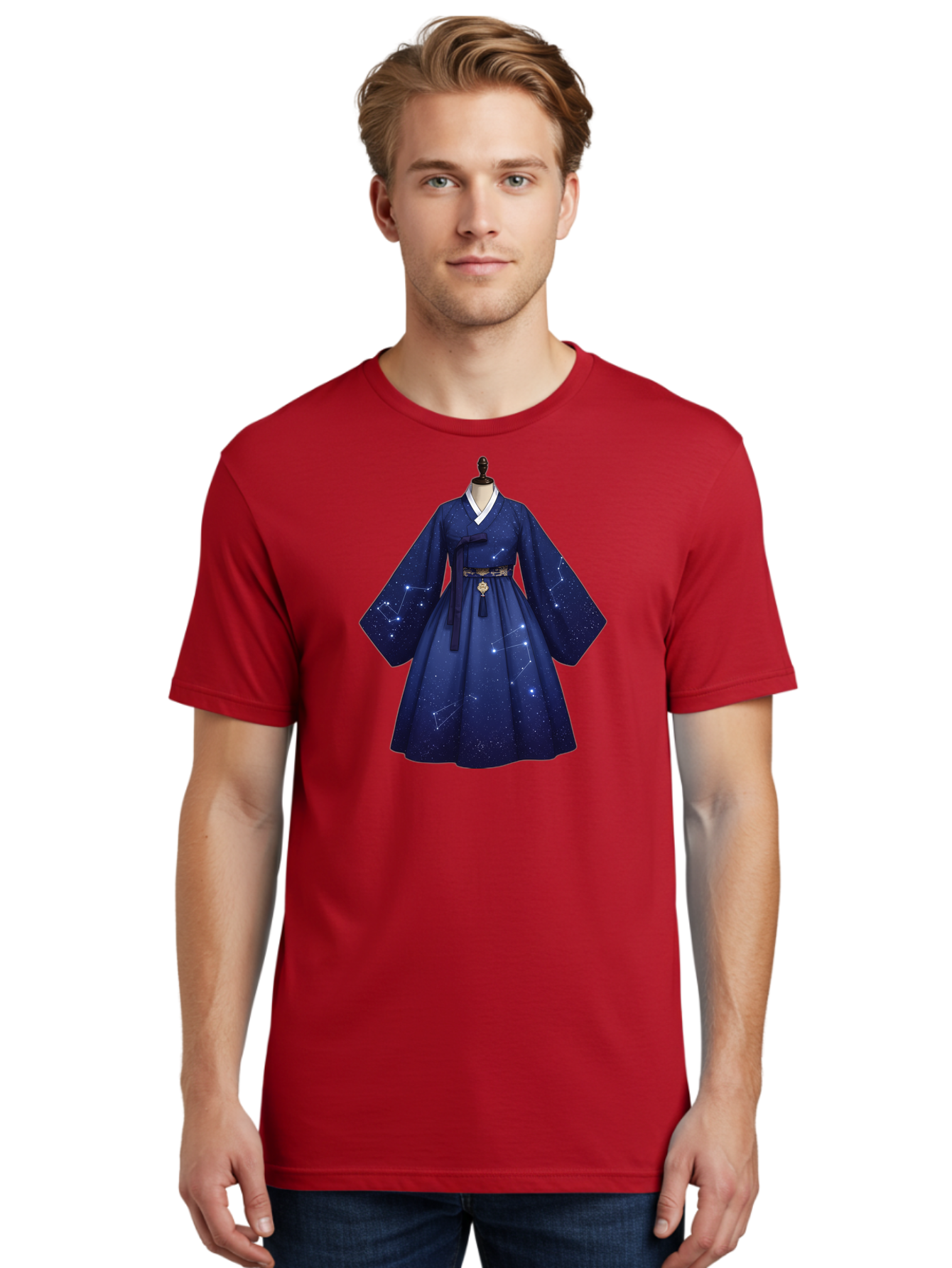 Hanbok-With-Constellation-Design Men'S Graphic Tee, 100% Cotton, Comfortable Casual Summer Wear, Machine Washable, Vintage Camera, Old Camera, Antique Camera, Black Camera, Classic Photography, Photography Equipment, Nostalgic Device, Bag571