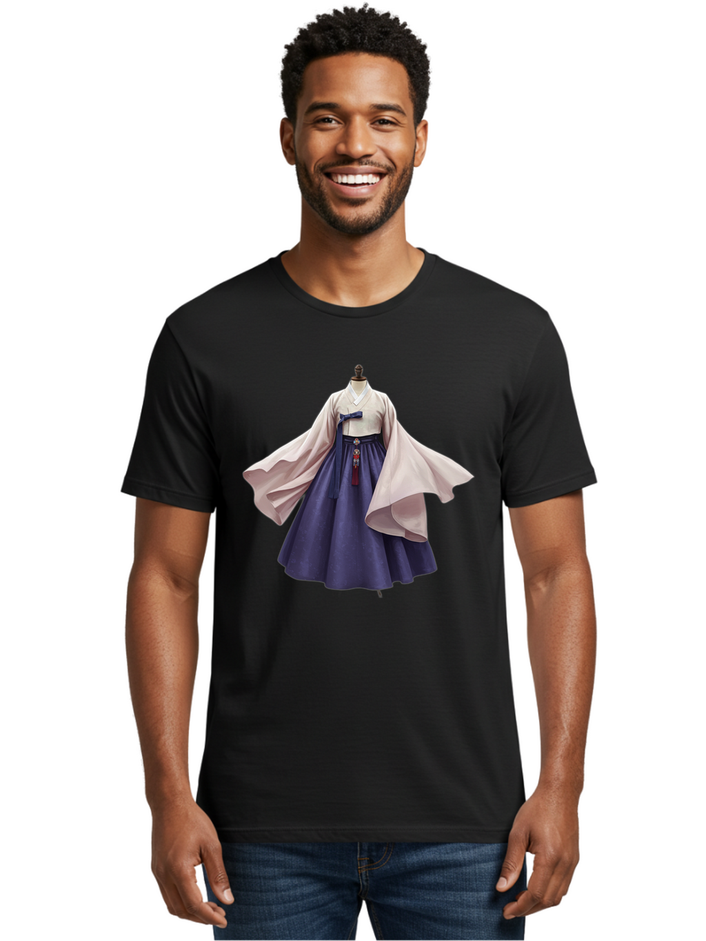 Hanbok Men'S Graphic Tee, 100% Cotton, Comfortable Casual Summer Wear, Machine Washable, Vintage Camera, Old Camera, Antique Camera, Black Camera, Classic Photography, Photography Equipment, Nostalgic Device, Film Camera, Camera Art Bag572