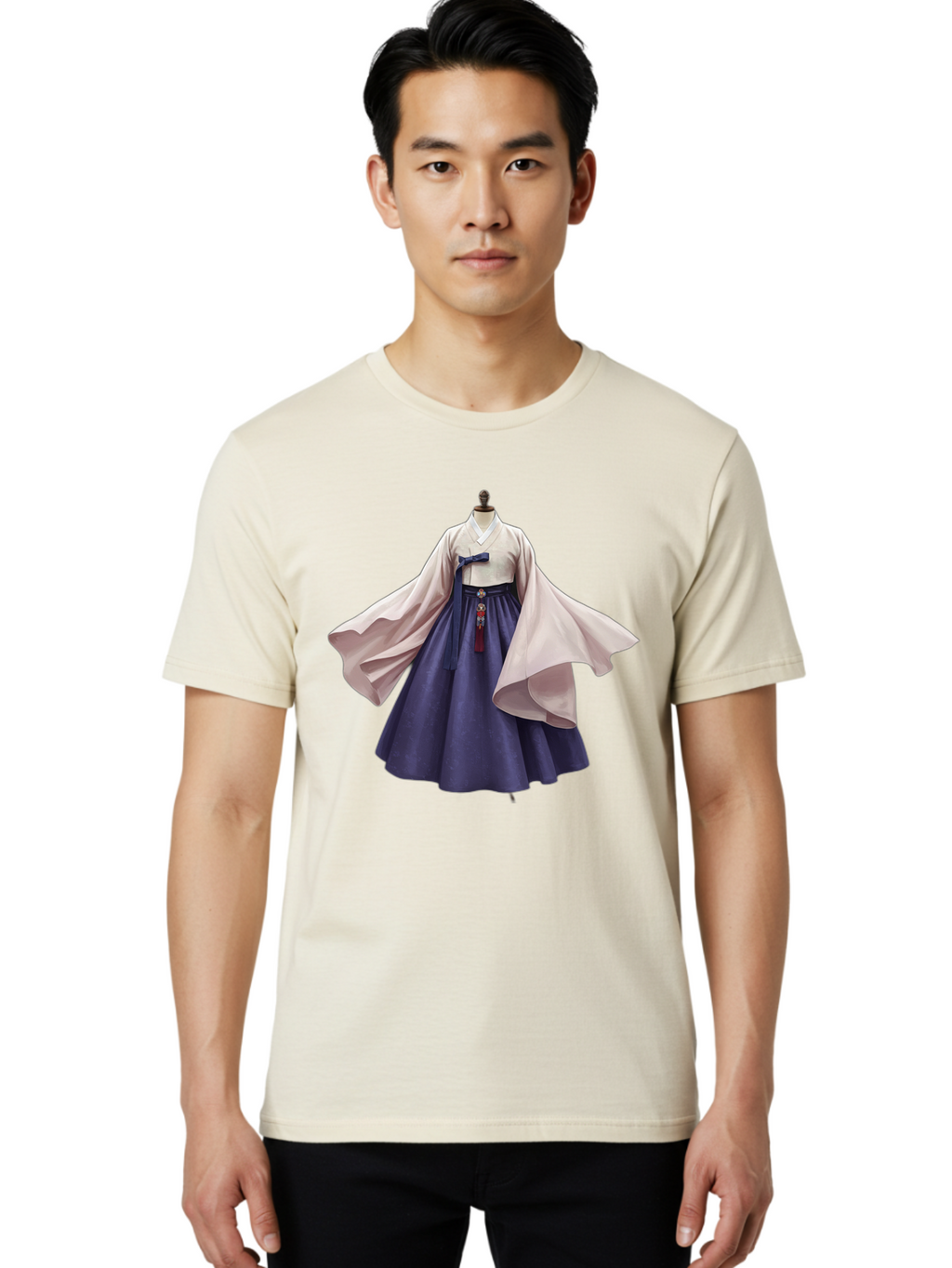 Hanbok Men'S Graphic Tee, 100% Cotton, Comfortable Casual Summer Wear, Machine Washable, Vintage Camera, Old Camera, Antique Camera, Black Camera, Classic Photography, Photography Equipment, Nostalgic Device, Film Camera, Camera Art Bag572
