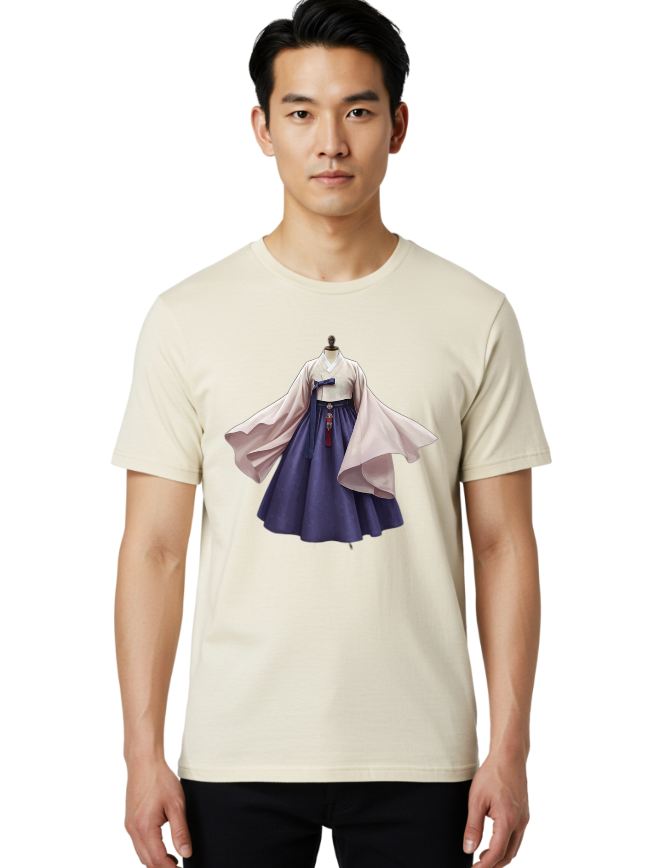 Hanbok Men'S Graphic Tee, 100% Cotton, Comfortable Casual Summer Wear, Machine Washable, Vintage Camera, Old Camera, Antique Camera, Black Camera, Classic Photography, Photography Equipment, Nostalgic Device, Film Camera, Camera Art Bag572