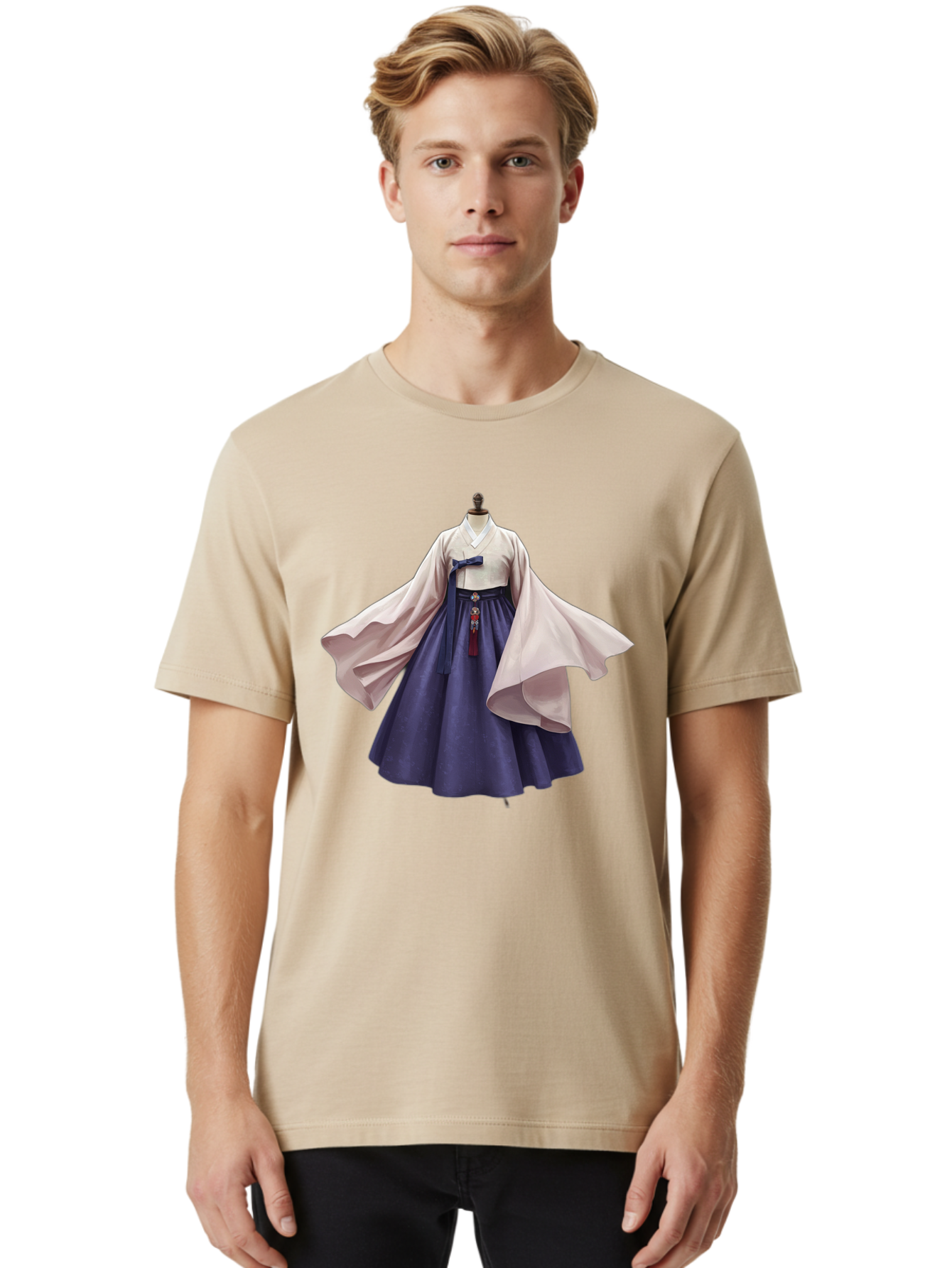 Hanbok Men'S Graphic Tee, 100% Cotton, Comfortable Casual Summer Wear, Machine Washable, Vintage Camera, Old Camera, Antique Camera, Black Camera, Classic Photography, Photography Equipment, Nostalgic Device, Film Camera, Camera Art Bag572
