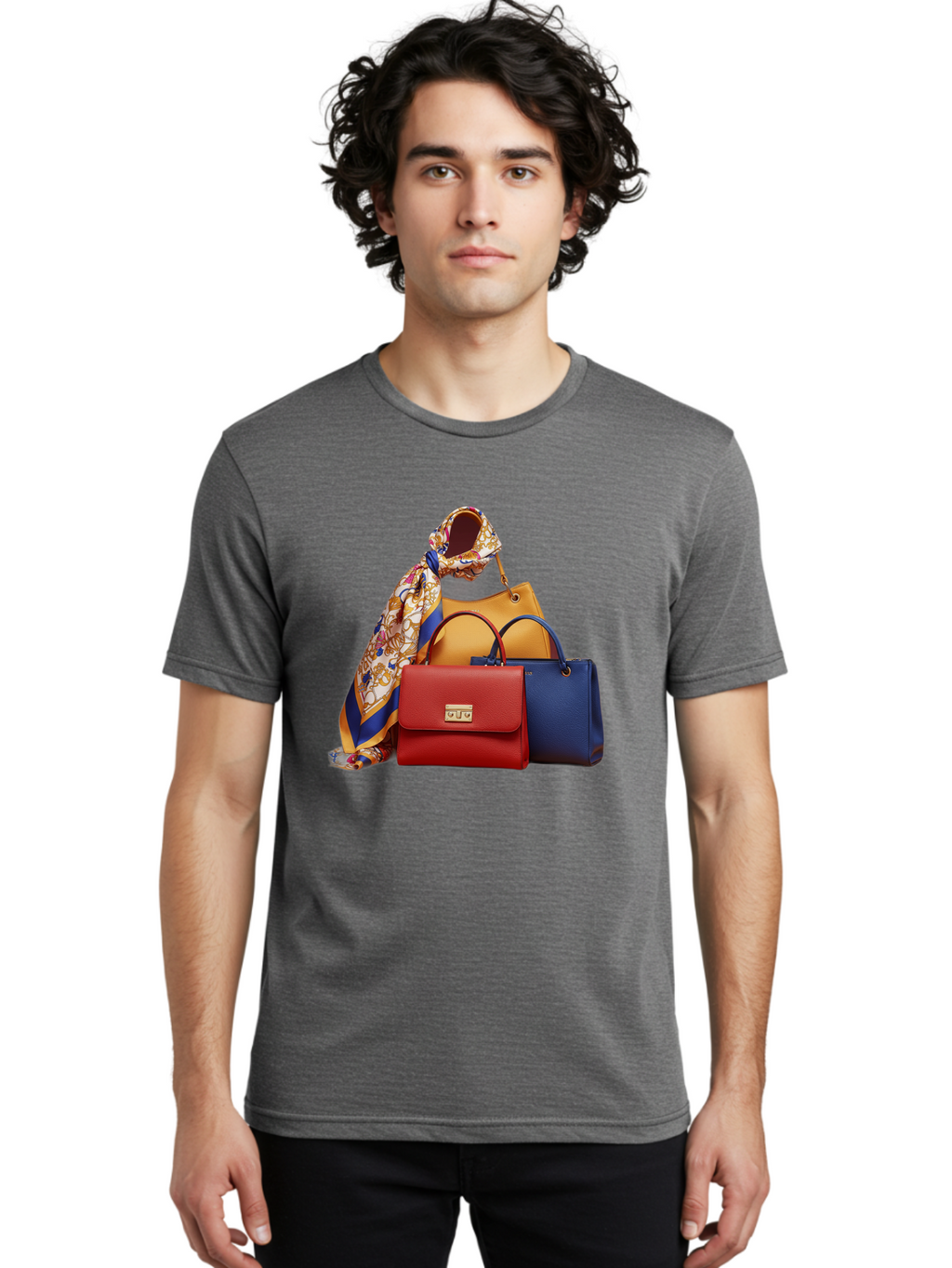 Handbags-And-Silk-Scarf Men'S Graphic Tee, 100% Cotton, Comfortable Casual Summer Wear, Machine Washable, Vintage Camera, Old Camera, Antique Camera, Black Camera, Classic Photography, Photography Equipment, Nostalgic Device, Film Camera, Bag575