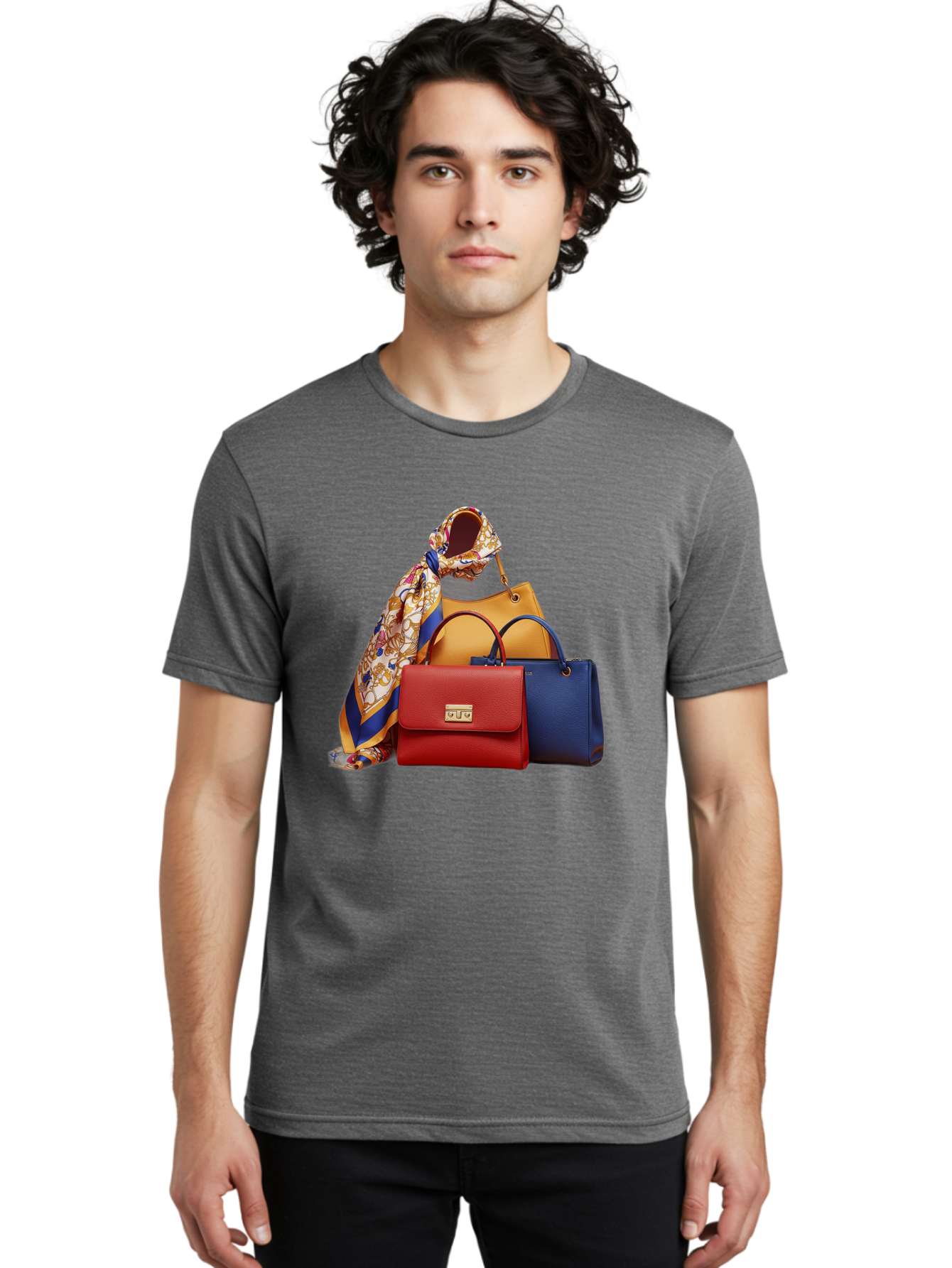 Handbags-And-Silk-Scarf Men'S Graphic Tee, 100% Cotton, Comfortable Casual Summer Wear, Machine Washable, Vintage Camera, Old Camera, Antique Camera, Black Camera, Classic Photography, Photography Equipment, Nostalgic Device, Film Camera, Bag575