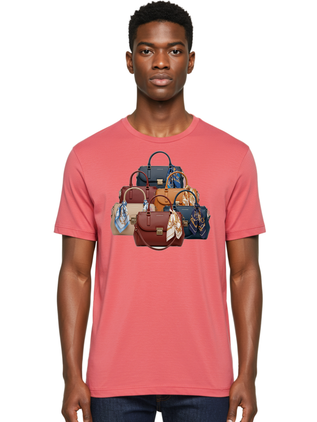 Handbags-With-Scarves Men'S Graphic Tee, 100% Cotton, Comfortable Casual Summer Wear, Machine Washable, Vintage Camera, Old Camera, Antique Camera, Black Camera, Classic Photography, Photography Equipment, Nostalgic Device, Film Camera, Bag576