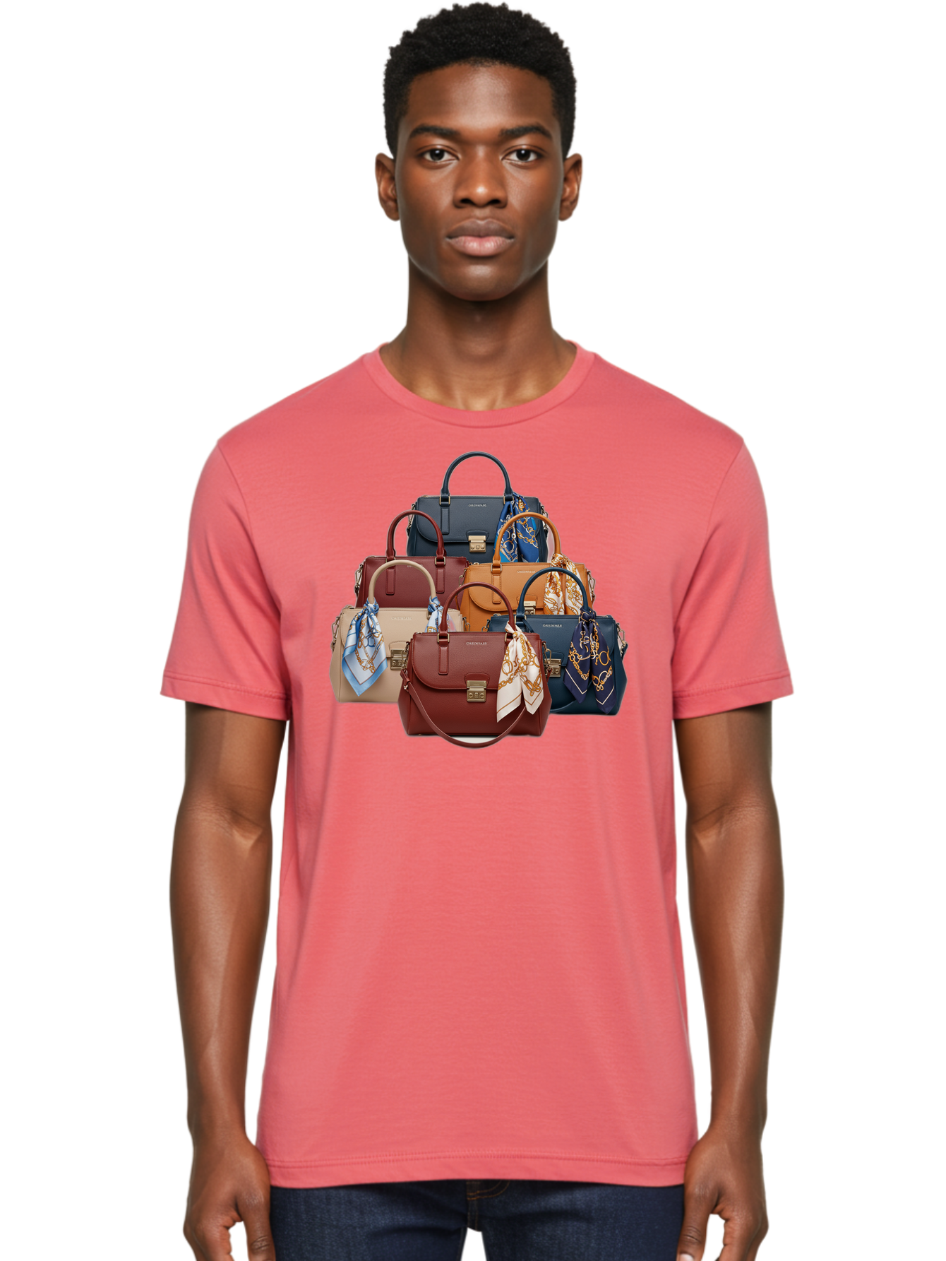 Handbags-With-Scarves Men'S Graphic Tee, 100% Cotton, Comfortable Casual Summer Wear, Machine Washable, Vintage Camera, Old Camera, Antique Camera, Black Camera, Classic Photography, Photography Equipment, Nostalgic Device, Film Camera, Bag576