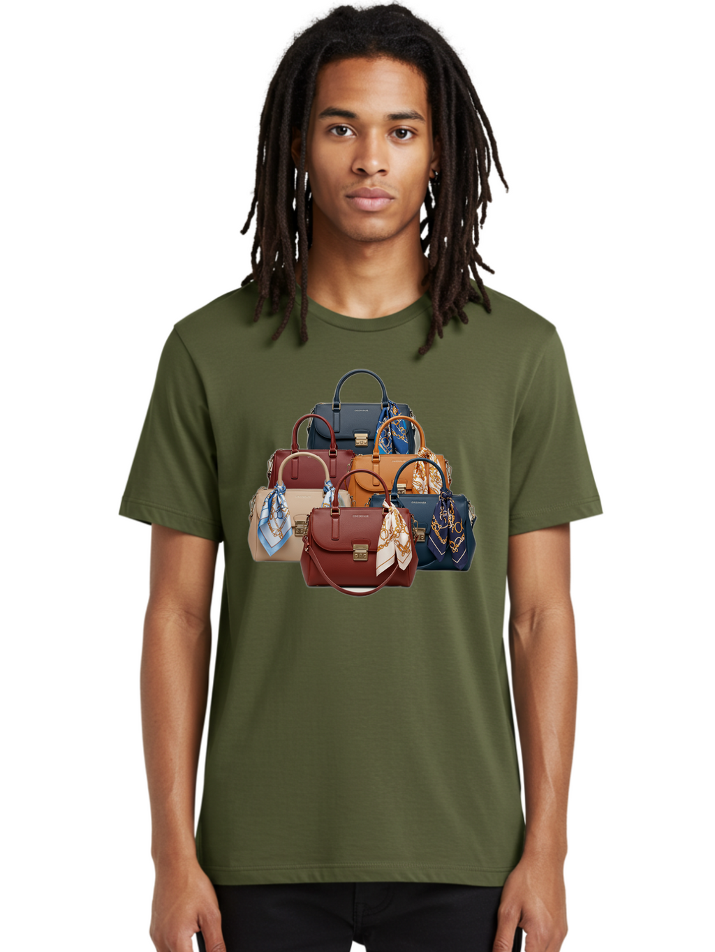 Handbags-With-Scarves Men'S Graphic Tee, 100% Cotton, Comfortable Casual Summer Wear, Machine Washable, Vintage Camera, Old Camera, Antique Camera, Black Camera, Classic Photography, Photography Equipment, Nostalgic Device, Film Camera, Bag576