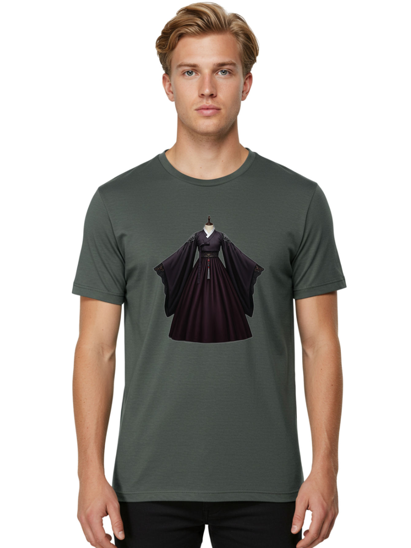 Hanfu-Dress Men'S Graphic Tee, 100% Cotton, Comfortable Casual Summer Wear, Machine Washable, Vintage Camera, Old Camera, Antique Camera, Black Camera, Classic Photography, Photography Equipment, Nostalgic Device, Film Camera, Camera Art Bag579