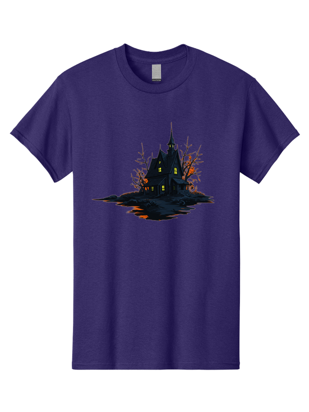 Haunted-House Men'S Graphic Tee, 100% Cotton, Comfortable Casual Summer Wear, Machine Washable, Vintage Camera, Old Camera, Antique Camera, Black Camera, Classic Photography, Photography Equipment, Nostalgic Device, Film Camera, Camera Art Bag584