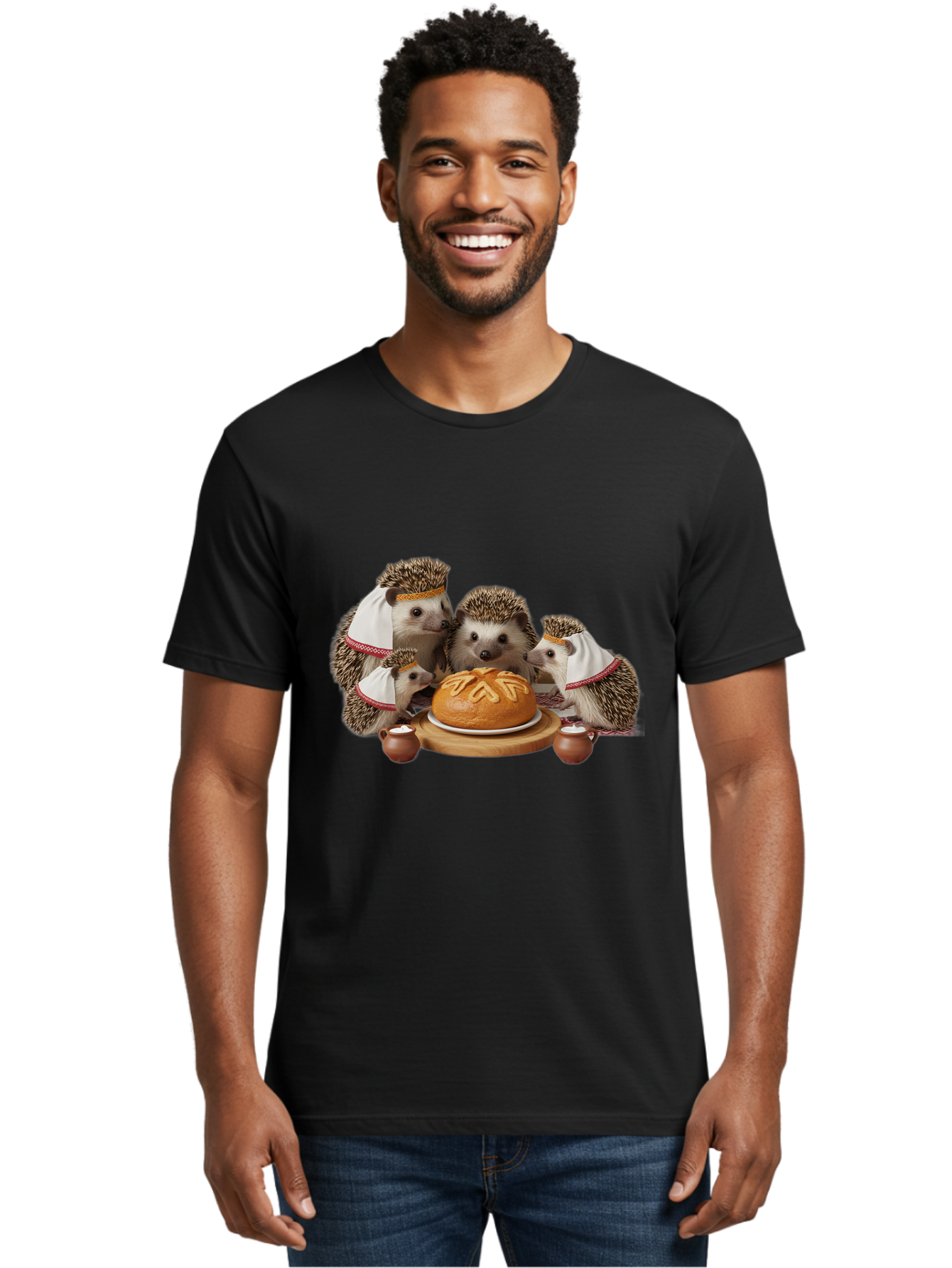 Hedgehog-Family Men'S Graphic Tee, 100% Cotton, Comfortable Casual Summer Wear, Machine Washable, Vintage Camera, Old Camera, Antique Camera, Black Camera, Classic Photography, Photography Equipment, Nostalgic Device, Film Camera, Camera Art Bag589