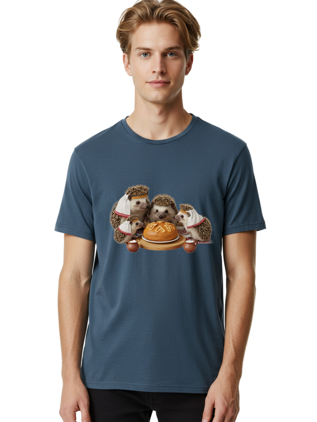 Hedgehog-Family Men'S Graphic Tee, 100% Cotton, Comfortable Casual Summer Wear, Machine Washable, Vintage Camera, Old Camera, Antique Camera, Black Camera, Classic Photography, Photography Equipment, Nostalgic Device, Film Camera, Camera Art Bag589