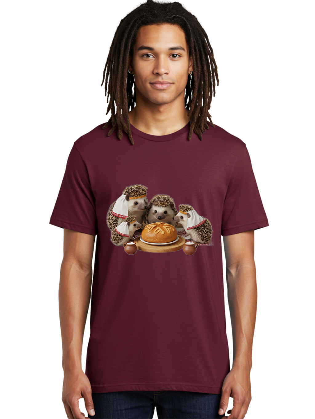 Hedgehog-Family Men'S Graphic Tee, 100% Cotton, Comfortable Casual Summer Wear, Machine Washable, Vintage Camera, Old Camera, Antique Camera, Black Camera, Classic Photography, Photography Equipment, Nostalgic Device, Film Camera, Camera Art Bag589