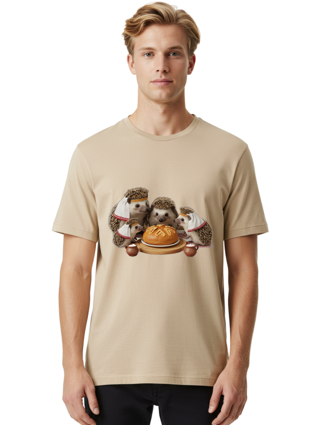 Hedgehog-Family Men'S Graphic Tee, 100% Cotton, Comfortable Casual Summer Wear, Machine Washable, Vintage Camera, Old Camera, Antique Camera, Black Camera, Classic Photography, Photography Equipment, Nostalgic Device, Film Camera, Camera Art Bag589