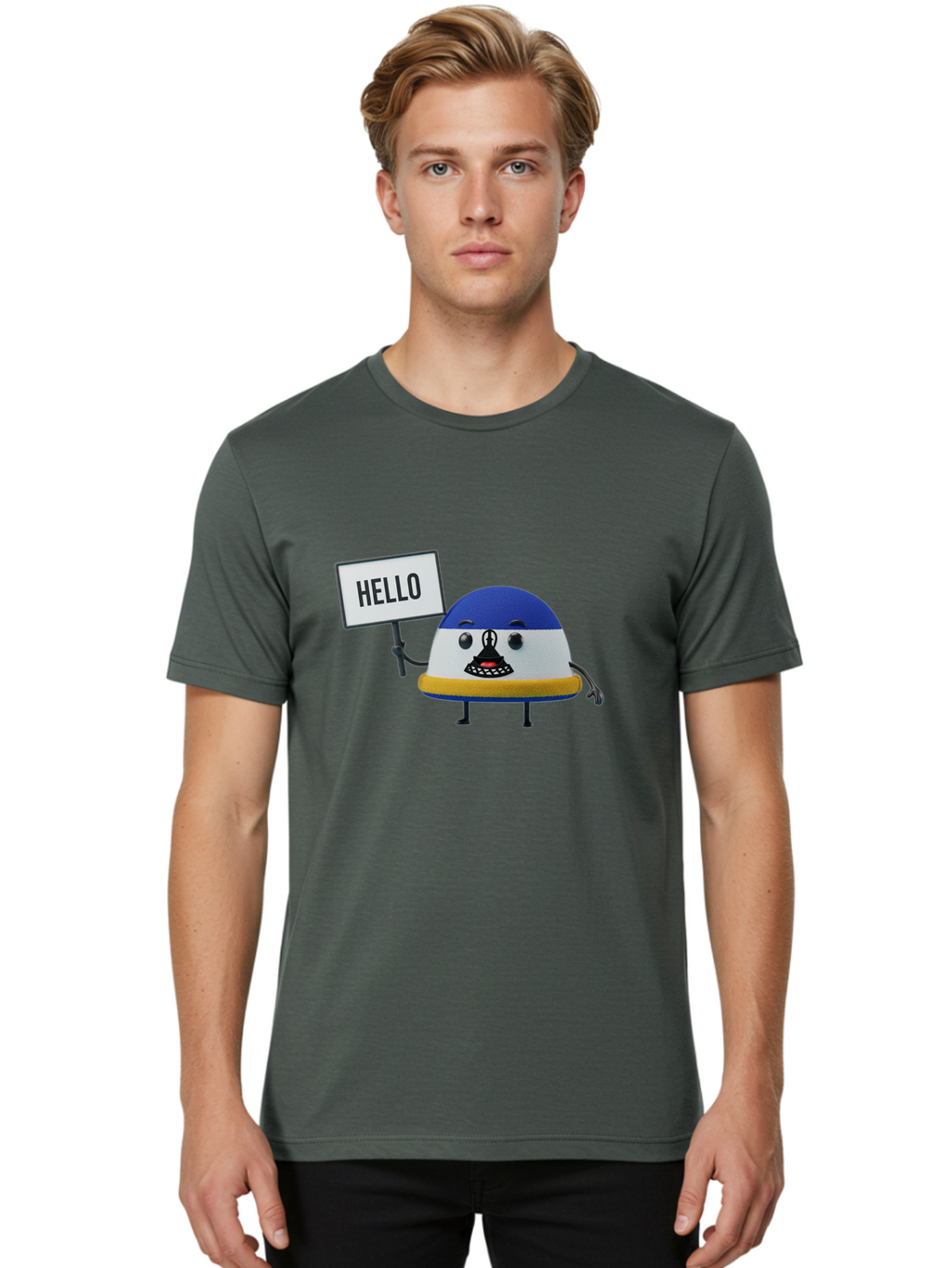 Hello Men'S Graphic Tee, 100% Cotton, Comfortable Casual Summer Wear, Machine Washable, Vintage Camera, Old Camera, Antique Camera, Black Camera, Classic Photography, Photography Equipment, Nostalgic Device, Film Camera, Camera Art Bag590