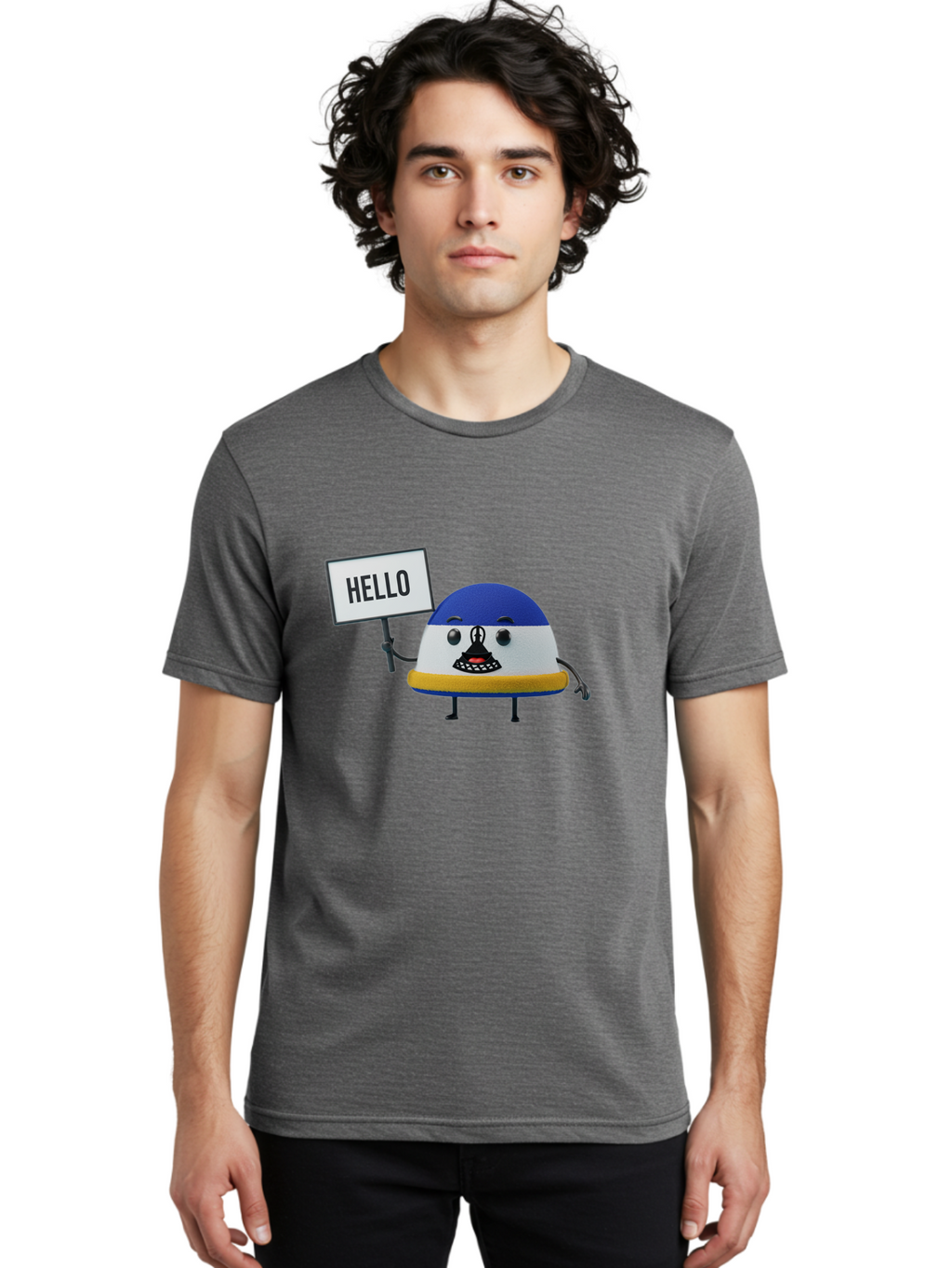 Hello Men'S Graphic Tee, 100% Cotton, Comfortable Casual Summer Wear, Machine Washable, Vintage Camera, Old Camera, Antique Camera, Black Camera, Classic Photography, Photography Equipment, Nostalgic Device, Film Camera, Camera Art Bag590