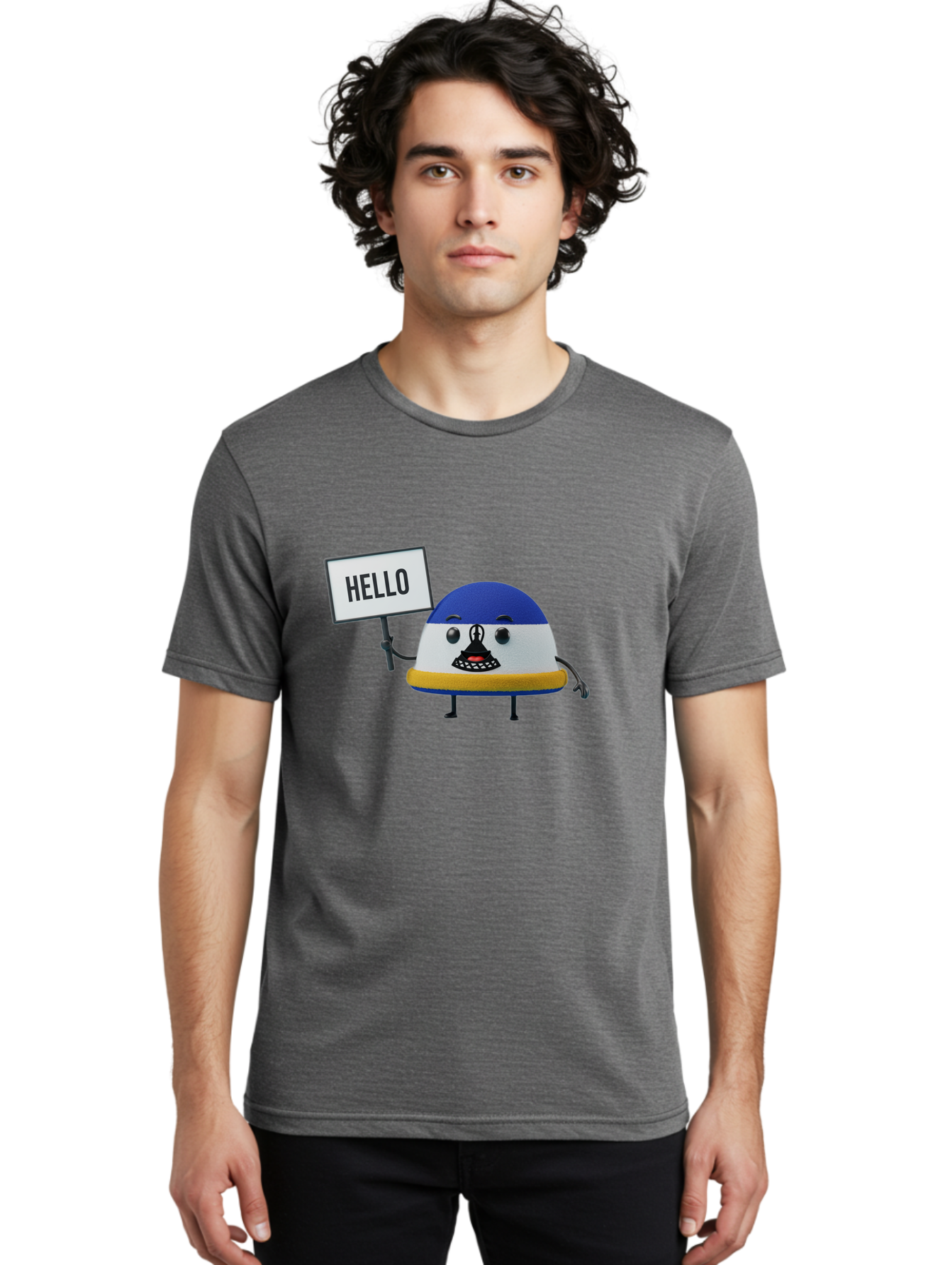 Hello Men'S Graphic Tee, 100% Cotton, Comfortable Casual Summer Wear, Machine Washable, Vintage Camera, Old Camera, Antique Camera, Black Camera, Classic Photography, Photography Equipment, Nostalgic Device, Film Camera, Camera Art Bag590