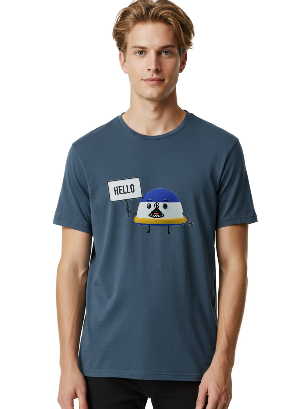 Hello Men'S Graphic Tee, 100% Cotton, Comfortable Casual Summer Wear, Machine Washable, Vintage Camera, Old Camera, Antique Camera, Black Camera, Classic Photography, Photography Equipment, Nostalgic Device, Film Camera, Camera Art Bag590