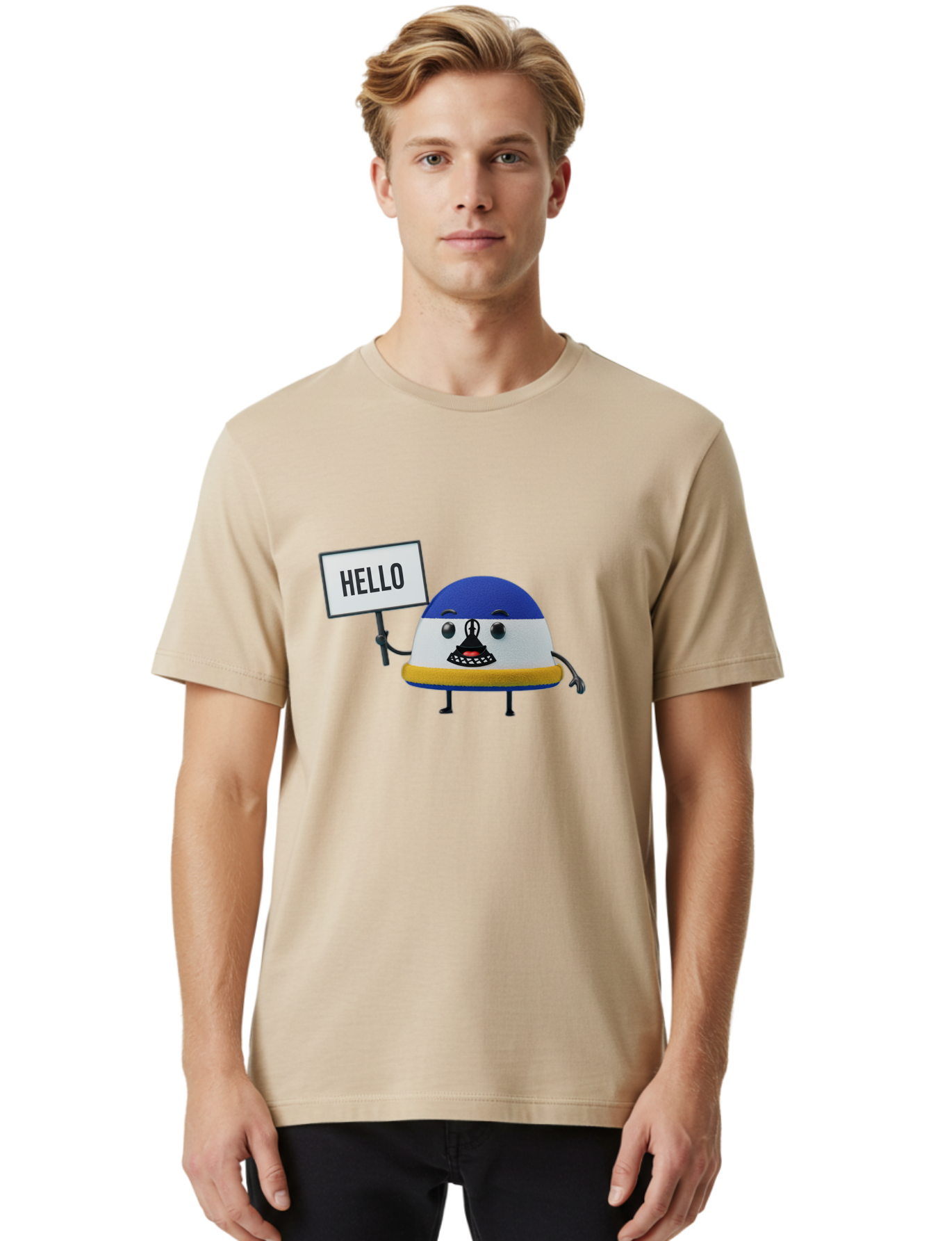 Hello Men'S Graphic Tee, 100% Cotton, Comfortable Casual Summer Wear, Machine Washable, Vintage Camera, Old Camera, Antique Camera, Black Camera, Classic Photography, Photography Equipment, Nostalgic Device, Film Camera, Camera Art Bag590