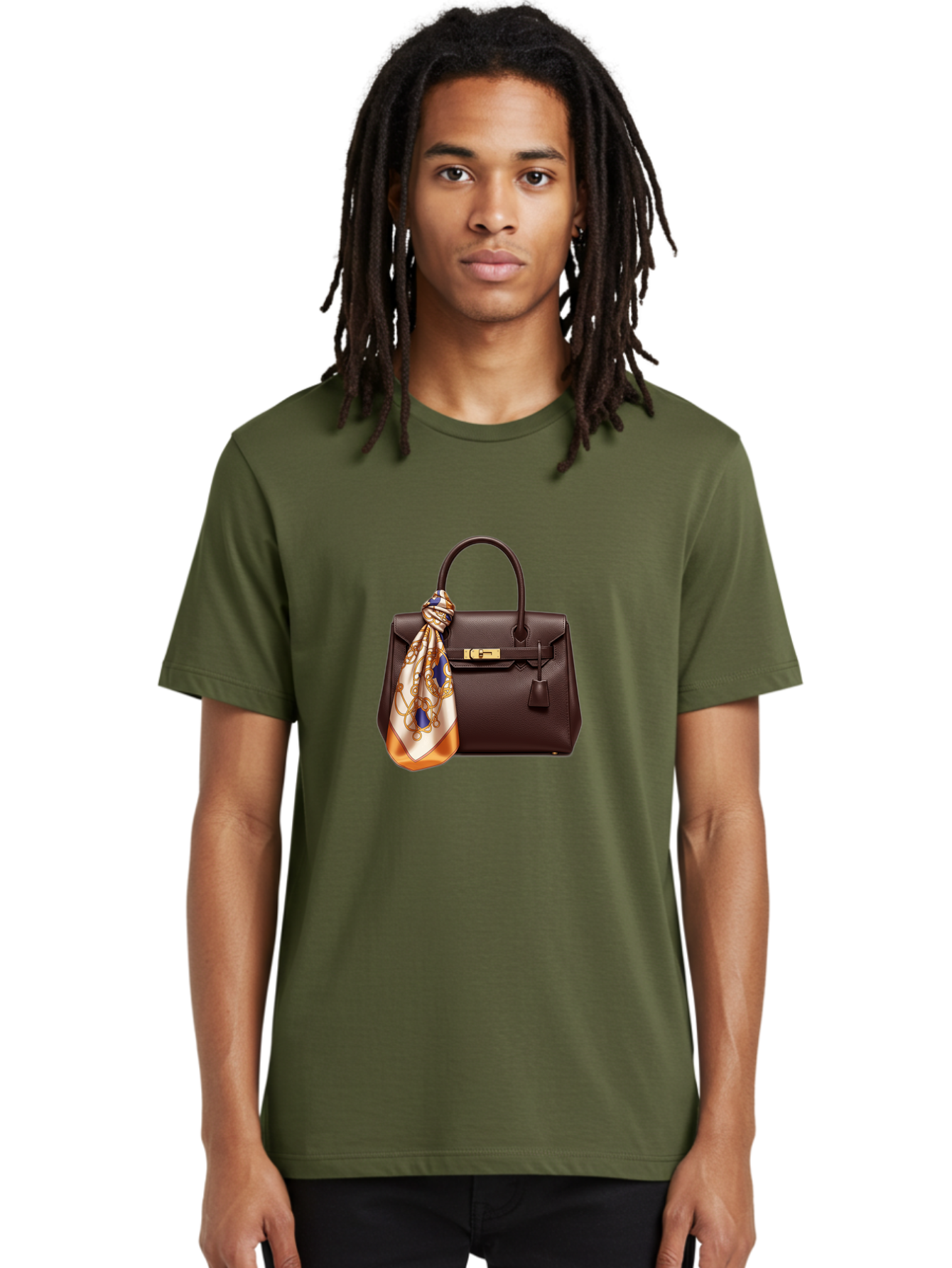 Hermes-Handbag Men'S Graphic Tee, 100% Cotton, Comfortable Casual Summer Wear, Machine Washable, Vintage Camera, Old Camera, Antique Camera, Black Camera, Classic Photography, Photography Equipment, Nostalgic Device, Film Camera, Camera Art Bag591