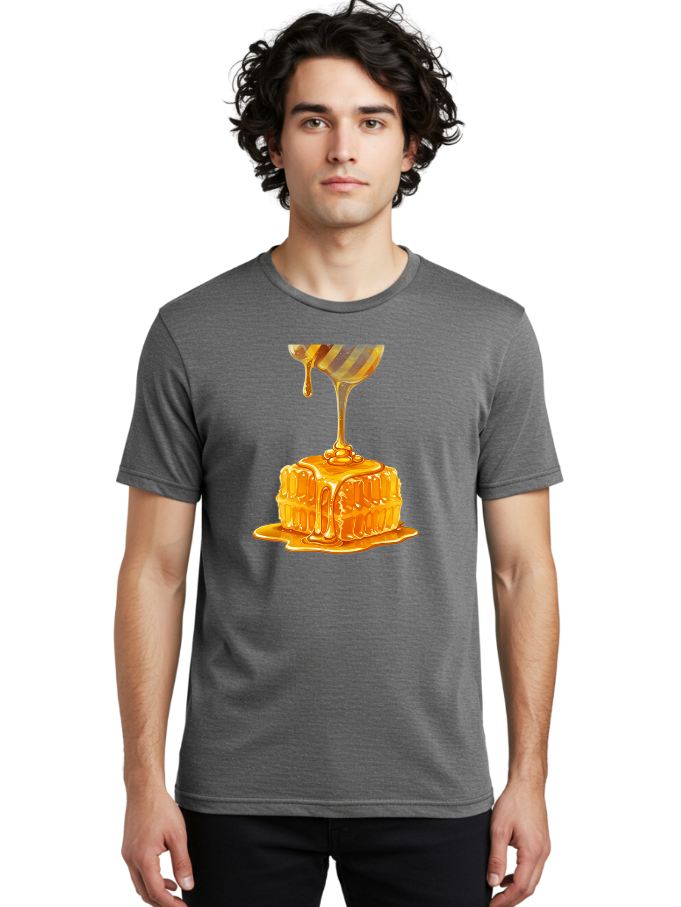 Honeycomb Men'S Graphic Tee, 100% Cotton, Comfortable Casual Summer Wear, Machine Washable, Vintage Camera, Old Camera, Antique Camera, Black Camera, Classic Photography, Photography Equipment, Nostalgic Device, Film Camera, Camera Art Bag594