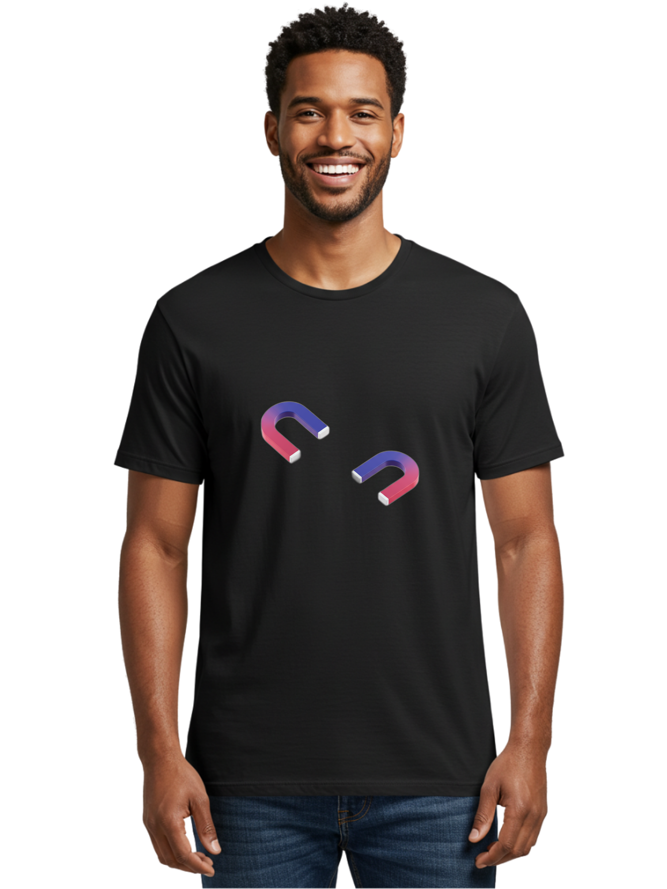 Horseshoe-Magnets Men'S Graphic Tee, 100% Cotton, Comfortable Casual Summer Wear, Machine Washable, Vintage Camera, Old Camera, Antique Camera, Black Camera, Classic Photography, Photography Equipment, Nostalgic Device, Film Camera, Camera Art Bag596