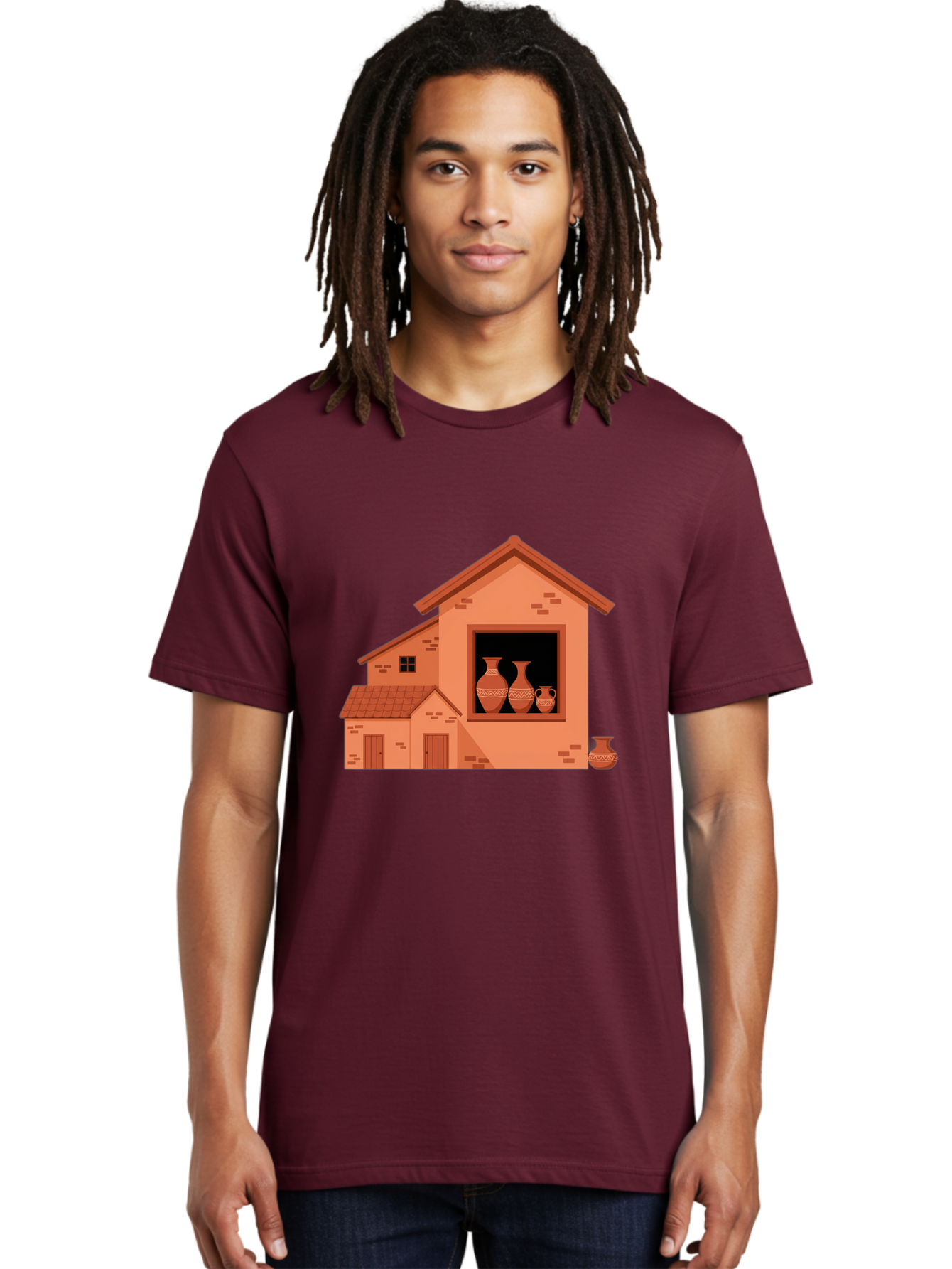House-With-Vases Men'S Graphic Tee, 100% Cotton, Comfortable Casual Summer Wear, Machine Washable, Vintage Camera, Old Camera, Antique Camera, Black Camera, Classic Photography, Photography Equipment, Nostalgic Device, Film Camera, Camera Art Bag599