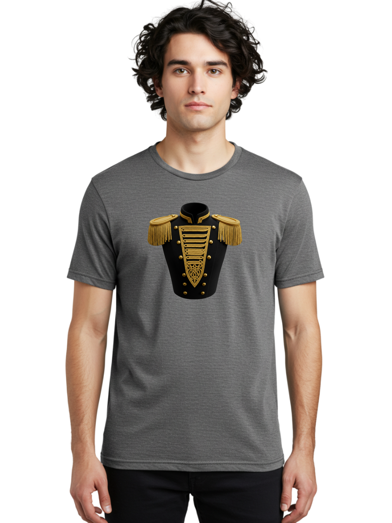 Hussar-Tunic Men'S Graphic Tee, 100% Cotton, Comfortable Casual Summer Wear, Machine Washable, Vintage Camera, Old Camera, Antique Camera, Black Camera, Classic Photography, Photography Equipment, Nostalgic Device, Film Camera, Camera Art Bag604