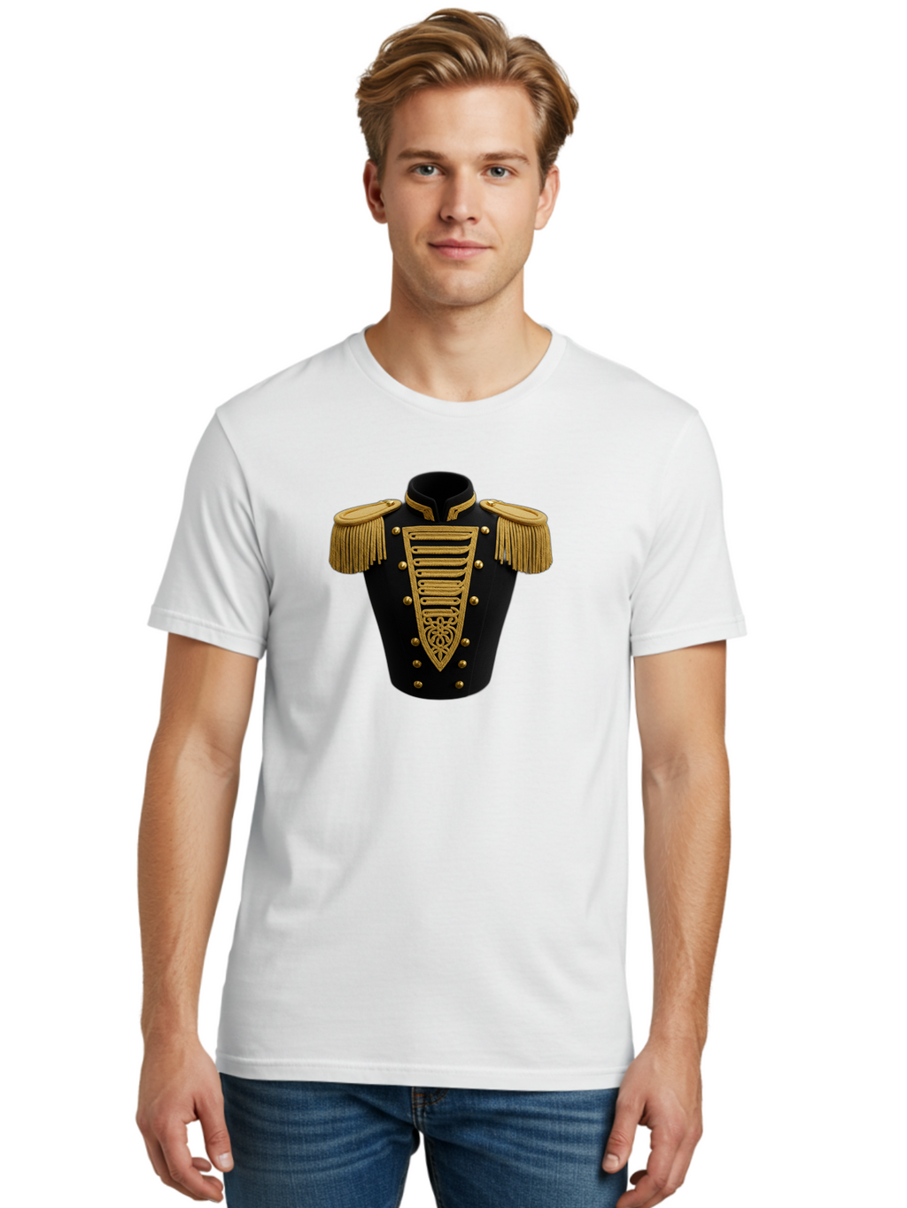 Hussar-Tunic Men'S Graphic Tee, 100% Cotton, Comfortable Casual Summer Wear, Machine Washable, Vintage Camera, Old Camera, Antique Camera, Black Camera, Classic Photography, Photography Equipment, Nostalgic Device, Film Camera, Camera Art Bag604