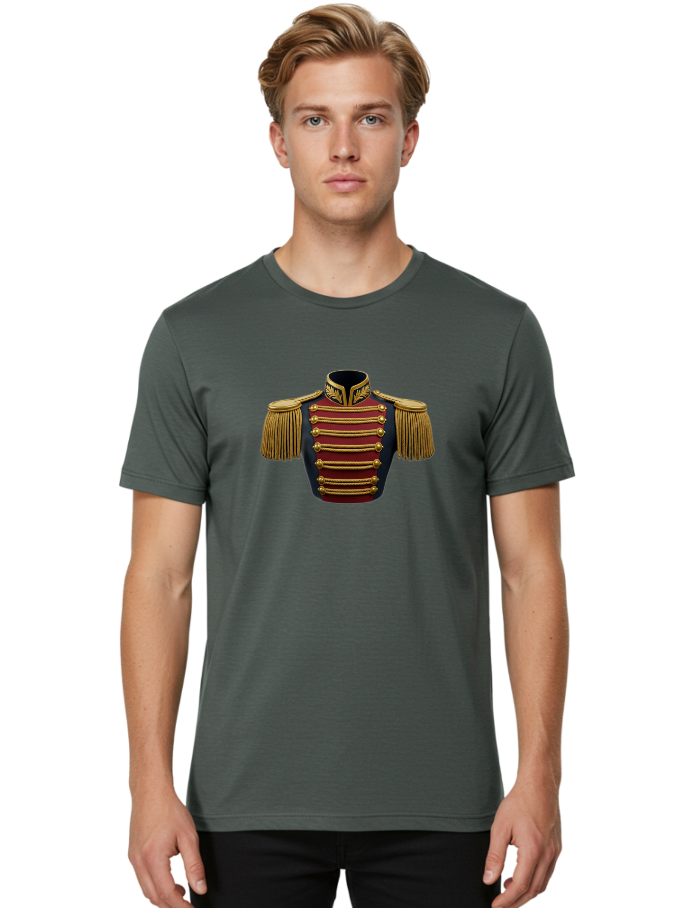Hussar-Uniform Men'S Graphic Tee, 100% Cotton, Comfortable Casual Summer Wear, Machine Washable, Vintage Camera, Old Camera, Antique Camera, Black Camera, Classic Photography, Photography Equipment, Nostalgic Device, Film Camera, Camera Art Bag605