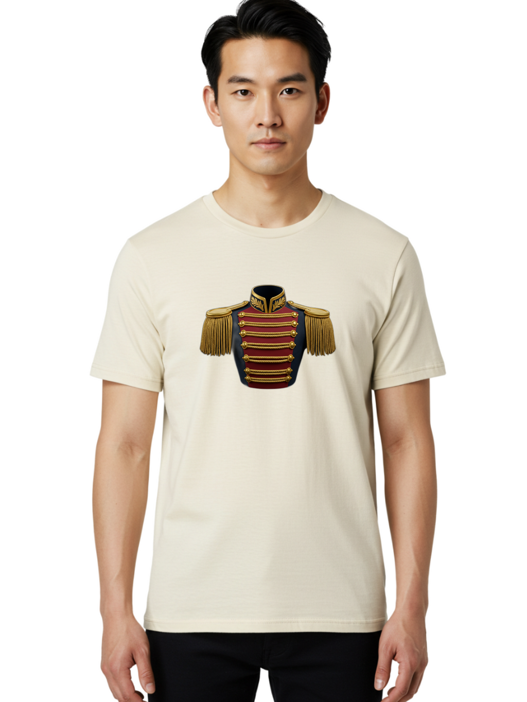 Hussar-Uniform Men'S Graphic Tee, 100% Cotton, Comfortable Casual Summer Wear, Machine Washable, Vintage Camera, Old Camera, Antique Camera, Black Camera, Classic Photography, Photography Equipment, Nostalgic Device, Film Camera, Camera Art Bag605